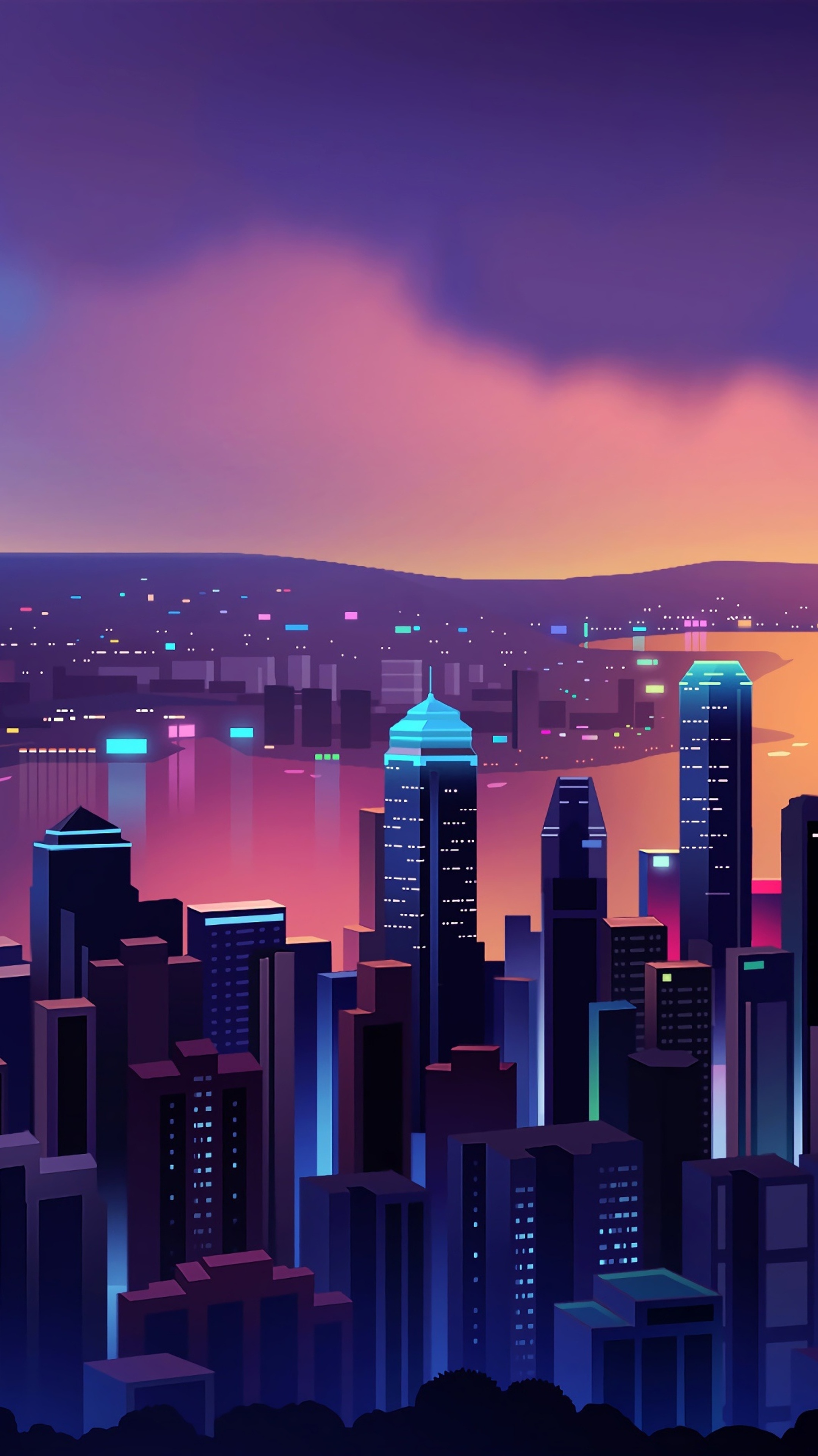 Hong Kong Skyscraper Cool Art Wallpapers