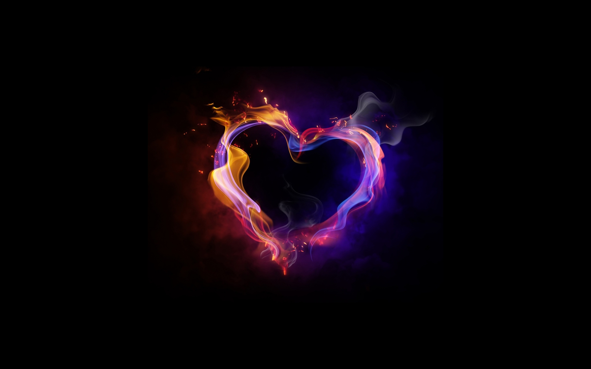 Ice And Fire Love Wallpapers