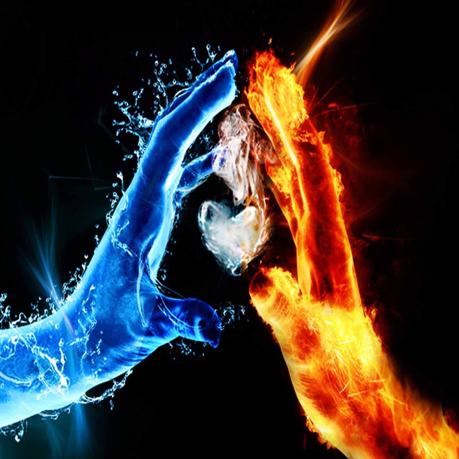 Ice And Fire Love Wallpapers