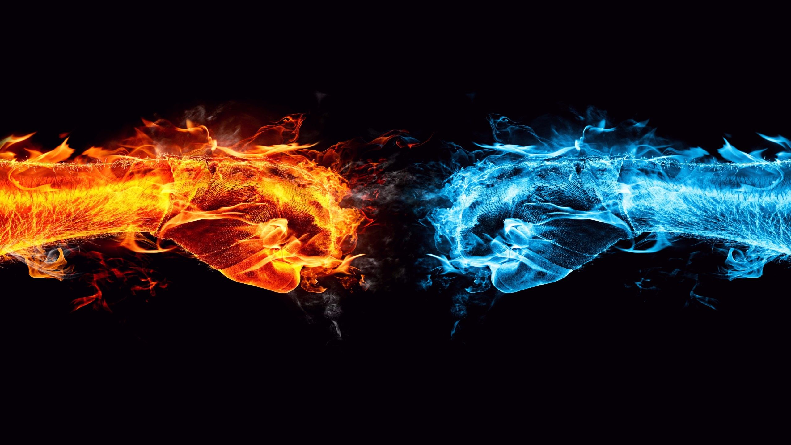 Ice And Fire Love Wallpapers