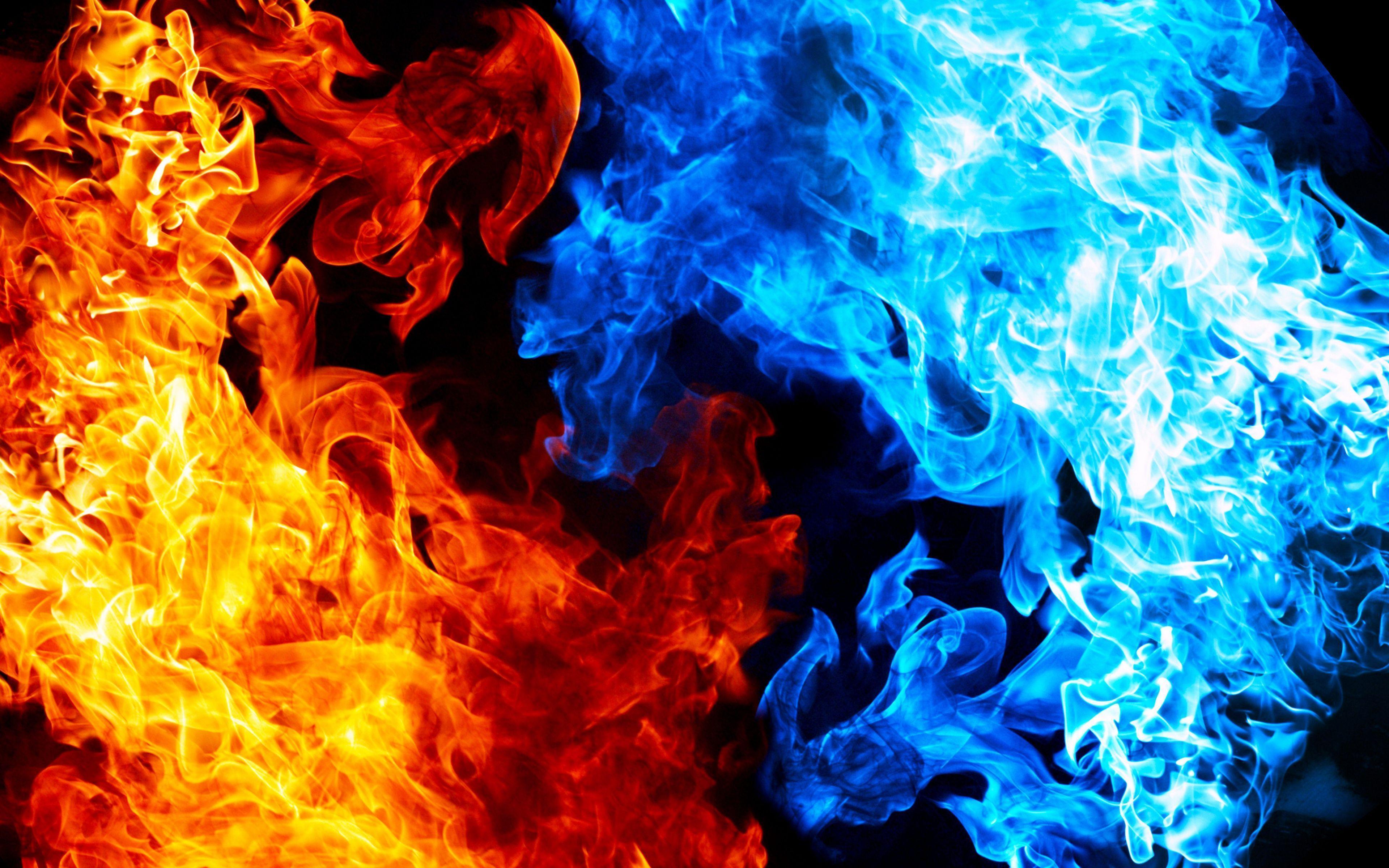 Ice And Fire Love Wallpapers