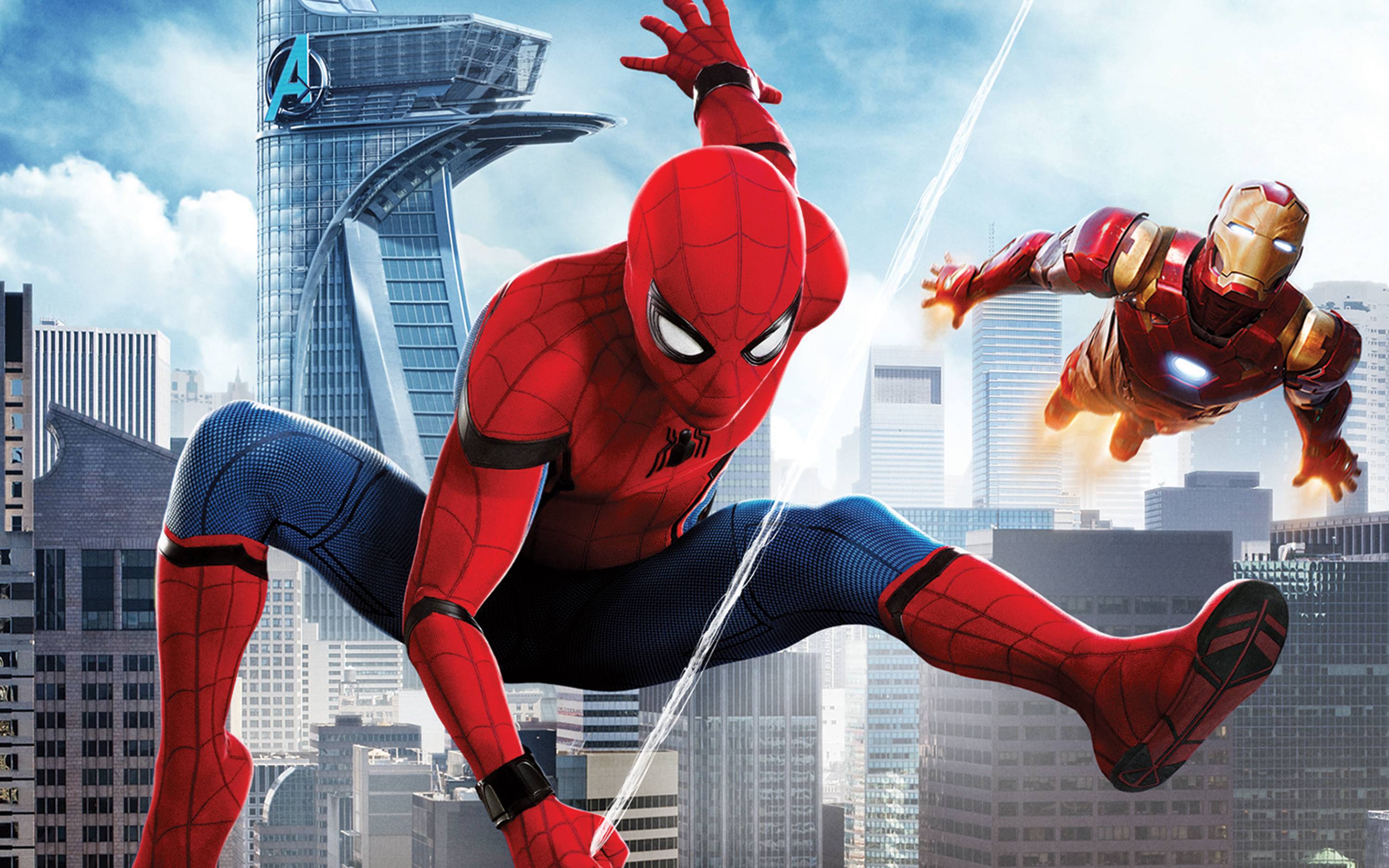 Iron Man And Spiderman Last Scene Art Wallpapers