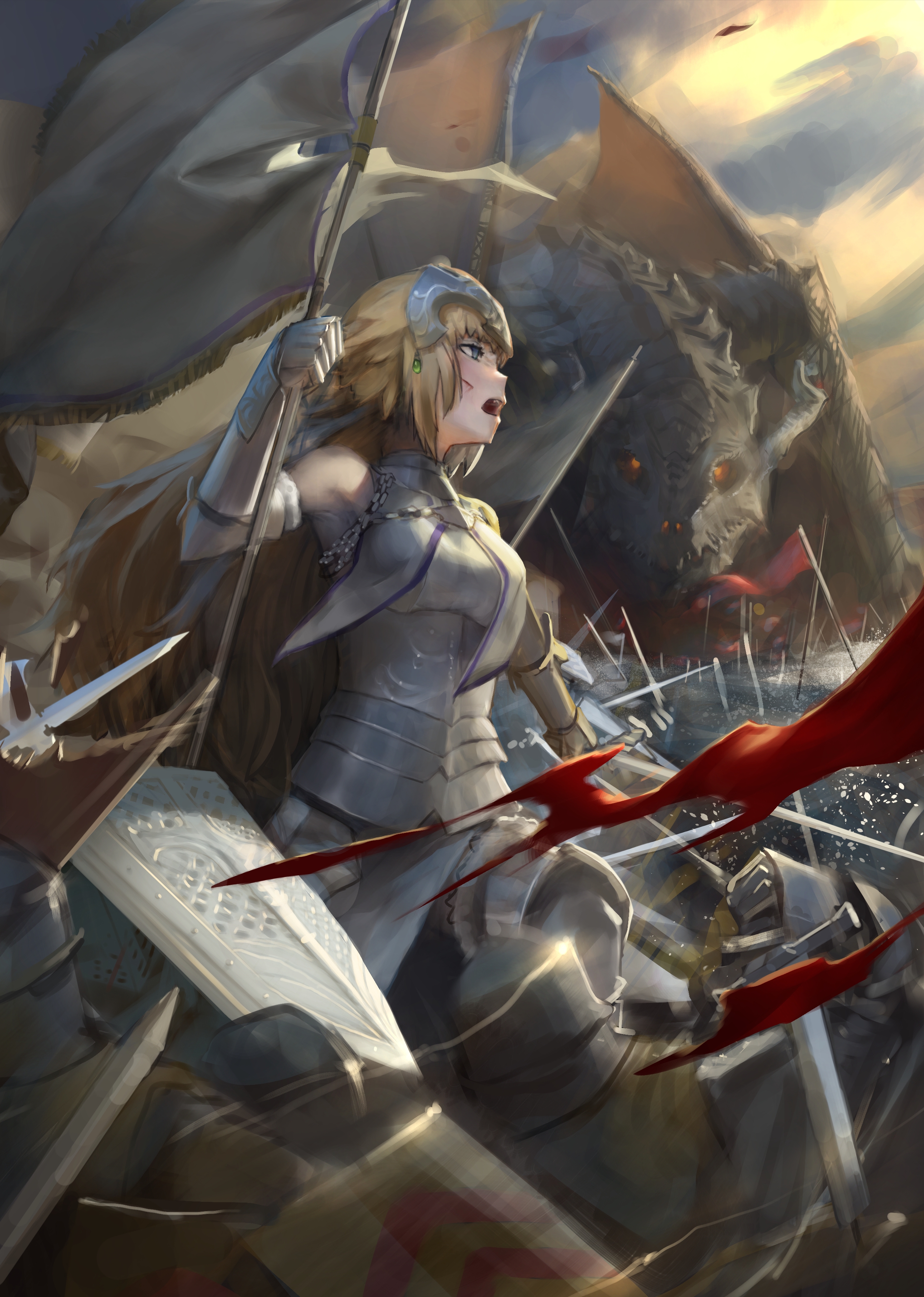 Jeanne D'Arc In Armor Wallpapers