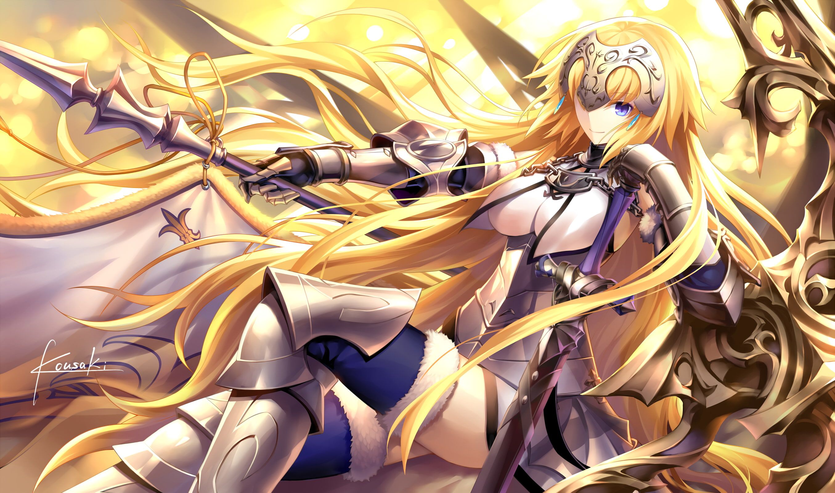 Jeanne D'Arc In Armor Wallpapers