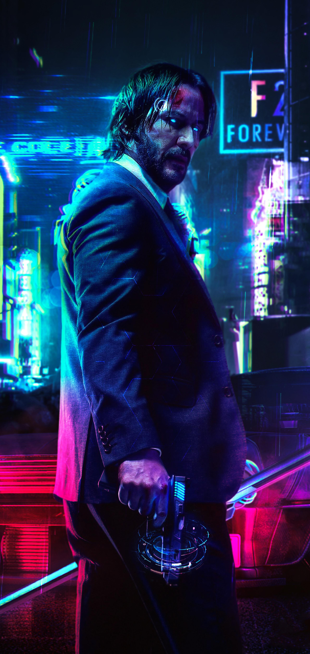 Keanu Reeves Cyberpunk 2077 Art Wallpapers