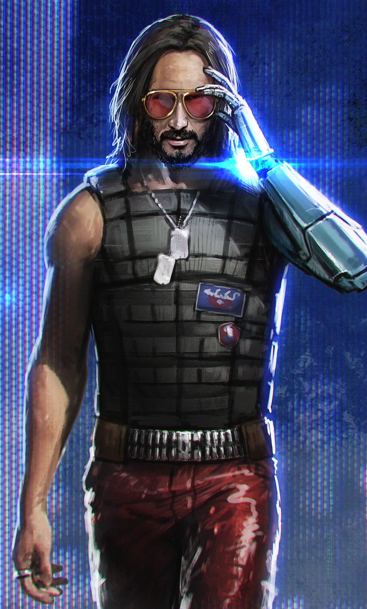 Keanu Reeves Cyberpunk 2077 Art Wallpapers