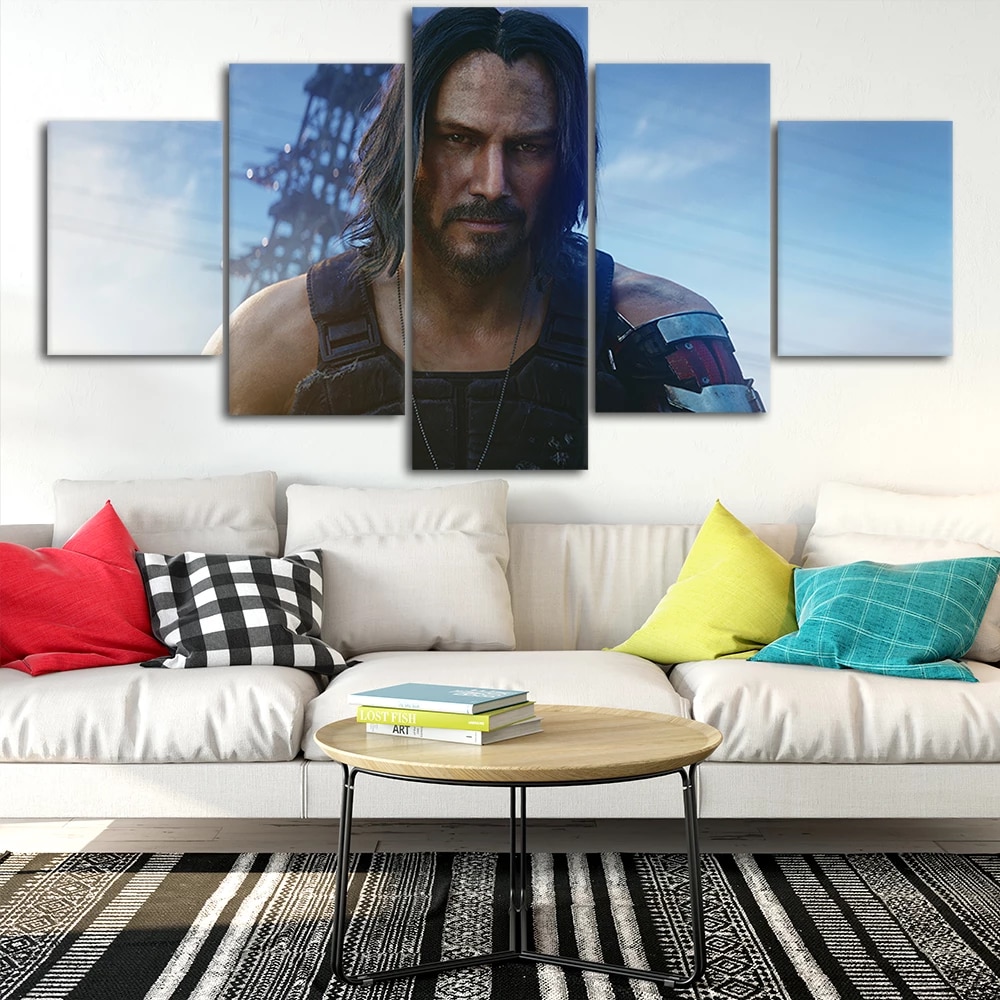 Keanu Reeves Cyberpunk 2077 Art Wallpapers