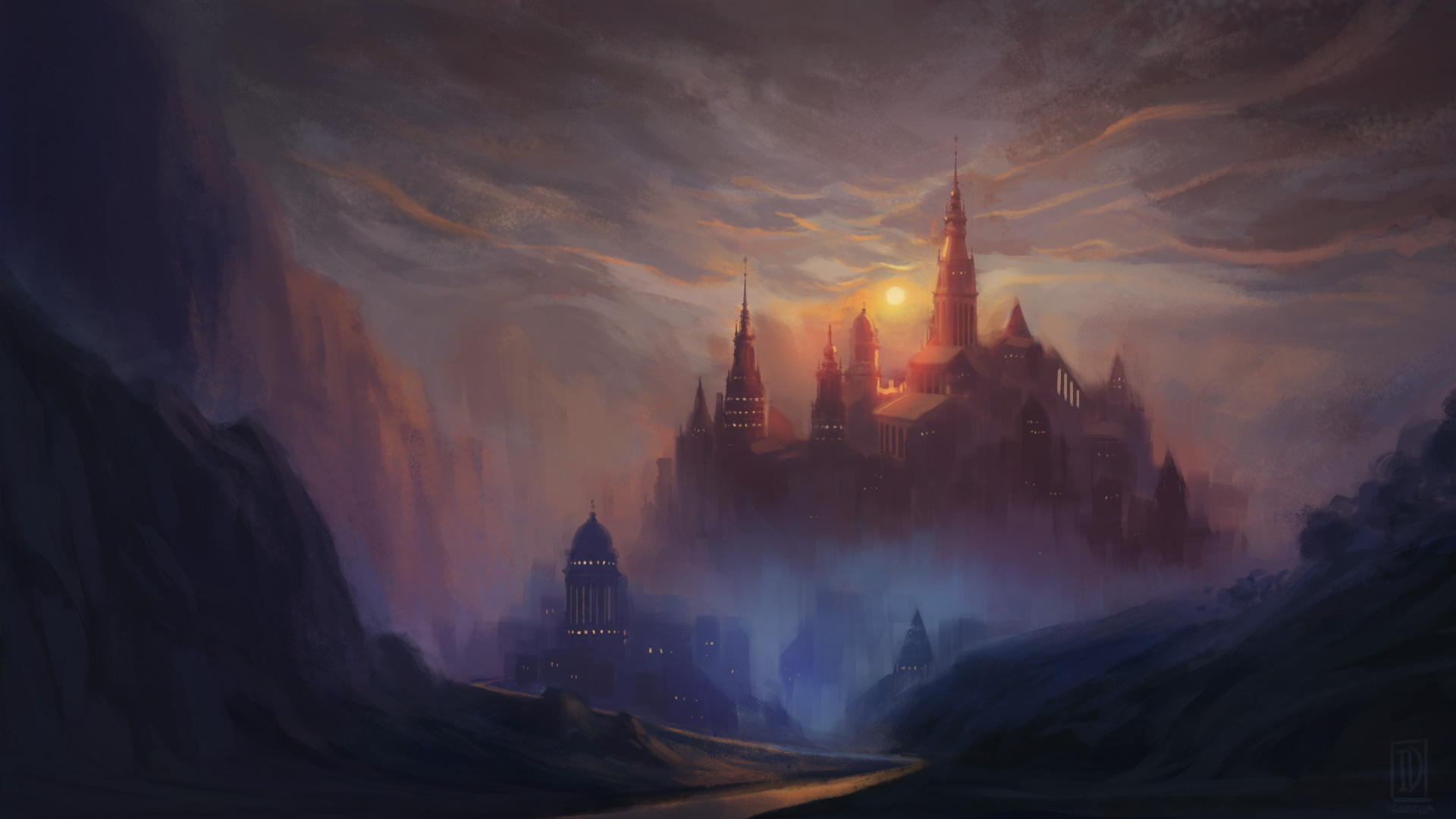 Kings Castle Painting Wallpapers