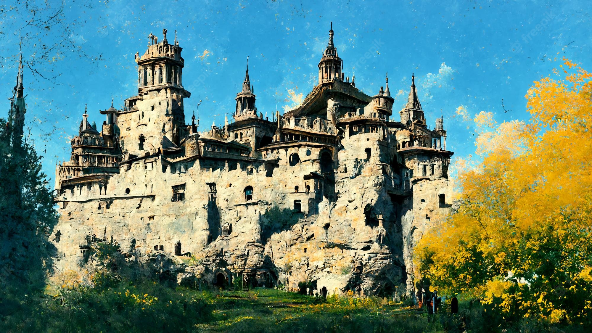 Kings Castle Painting Wallpapers