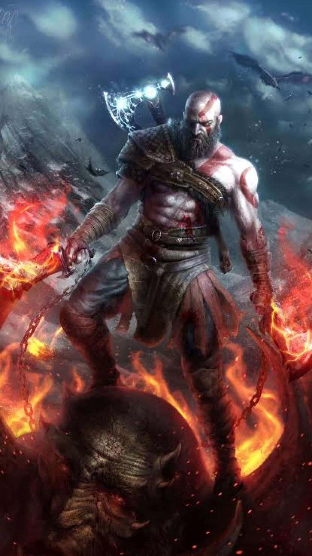 Kratos Cool God Of War Art Wallpapers