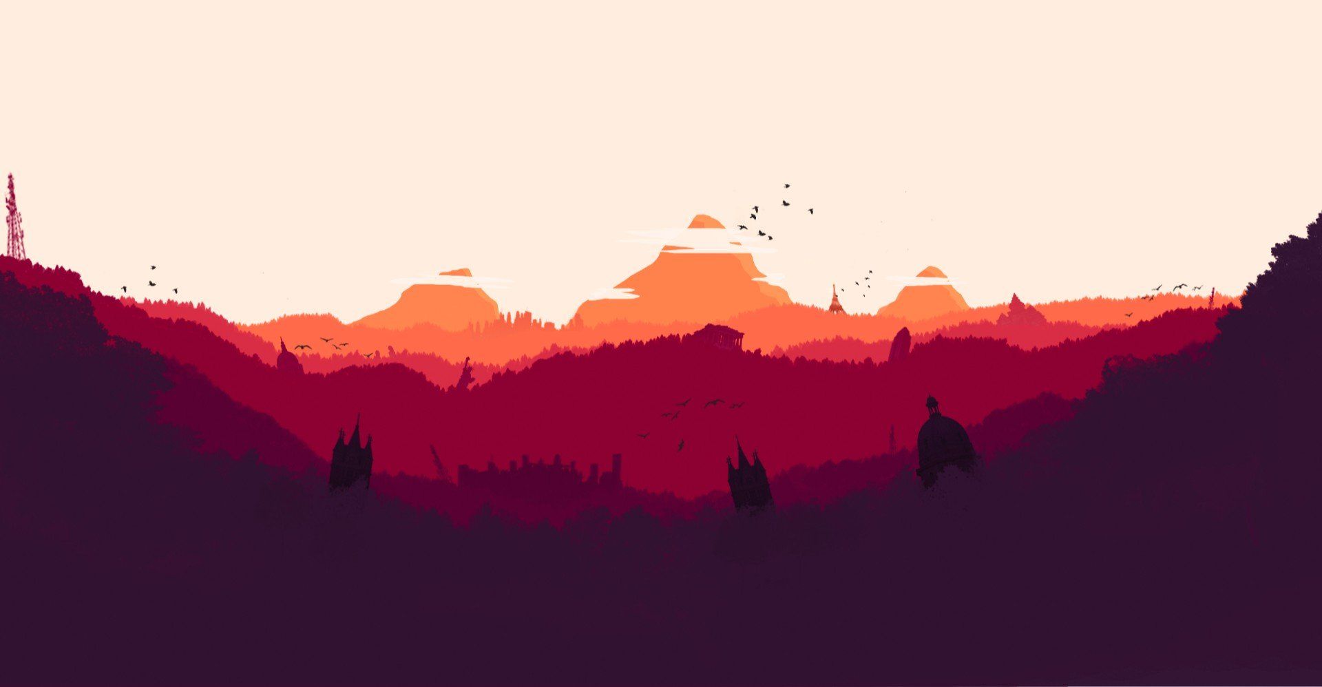 Landscape Pixel Art Wallpapers