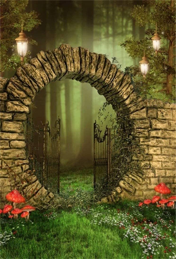 Magical Gate To Artistic Forest Wallpapers