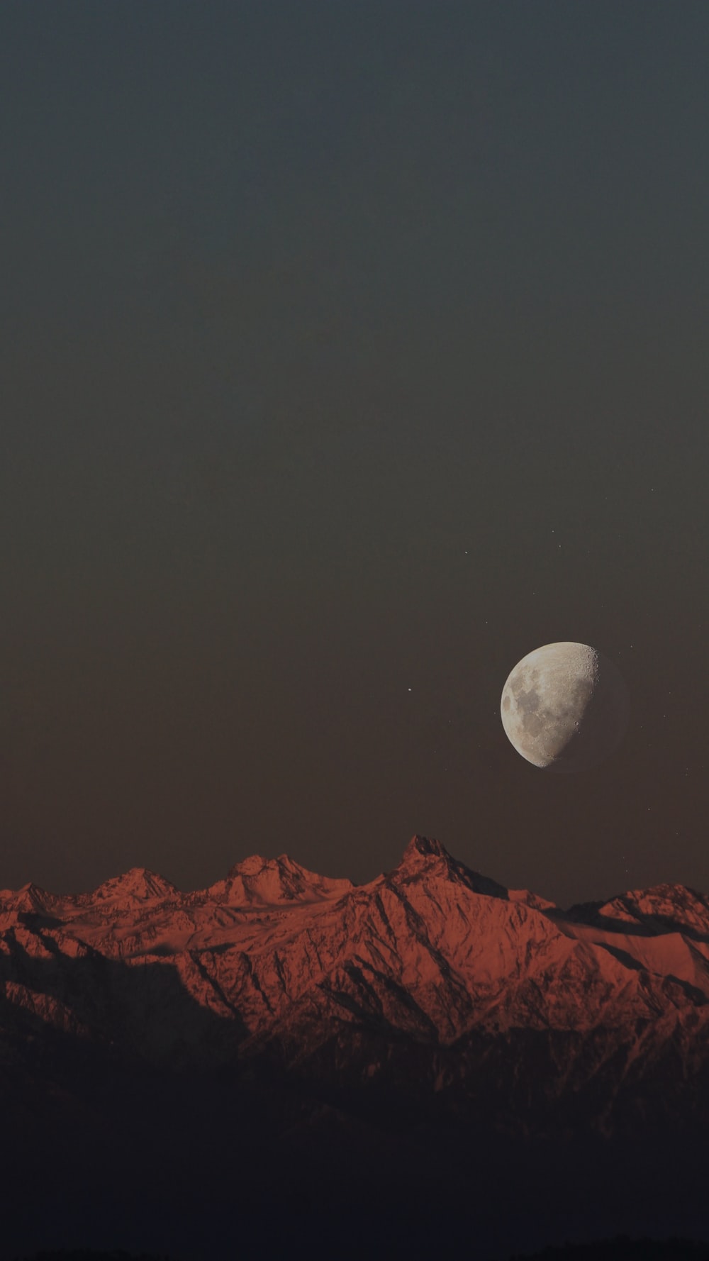 Moon And Mountains Wallpapers