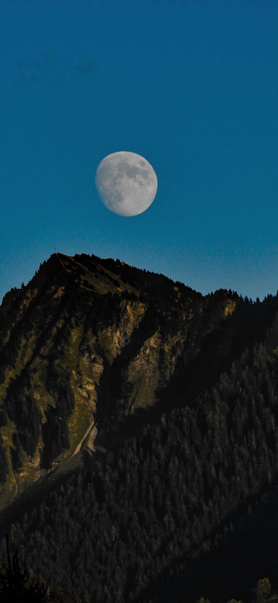 Moon And Mountains Wallpapers