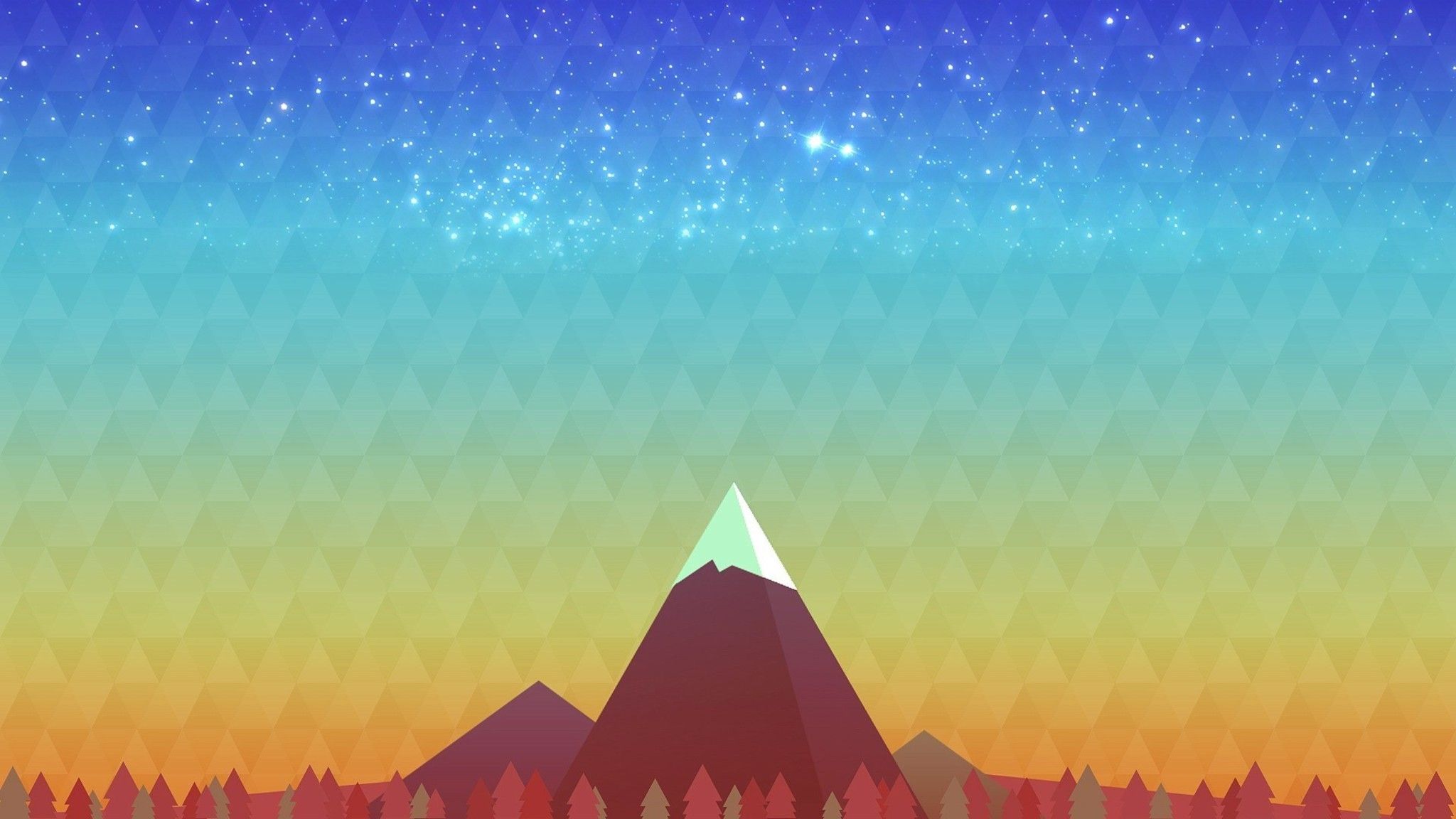 Mountain Lights Digital Art Wallpapers