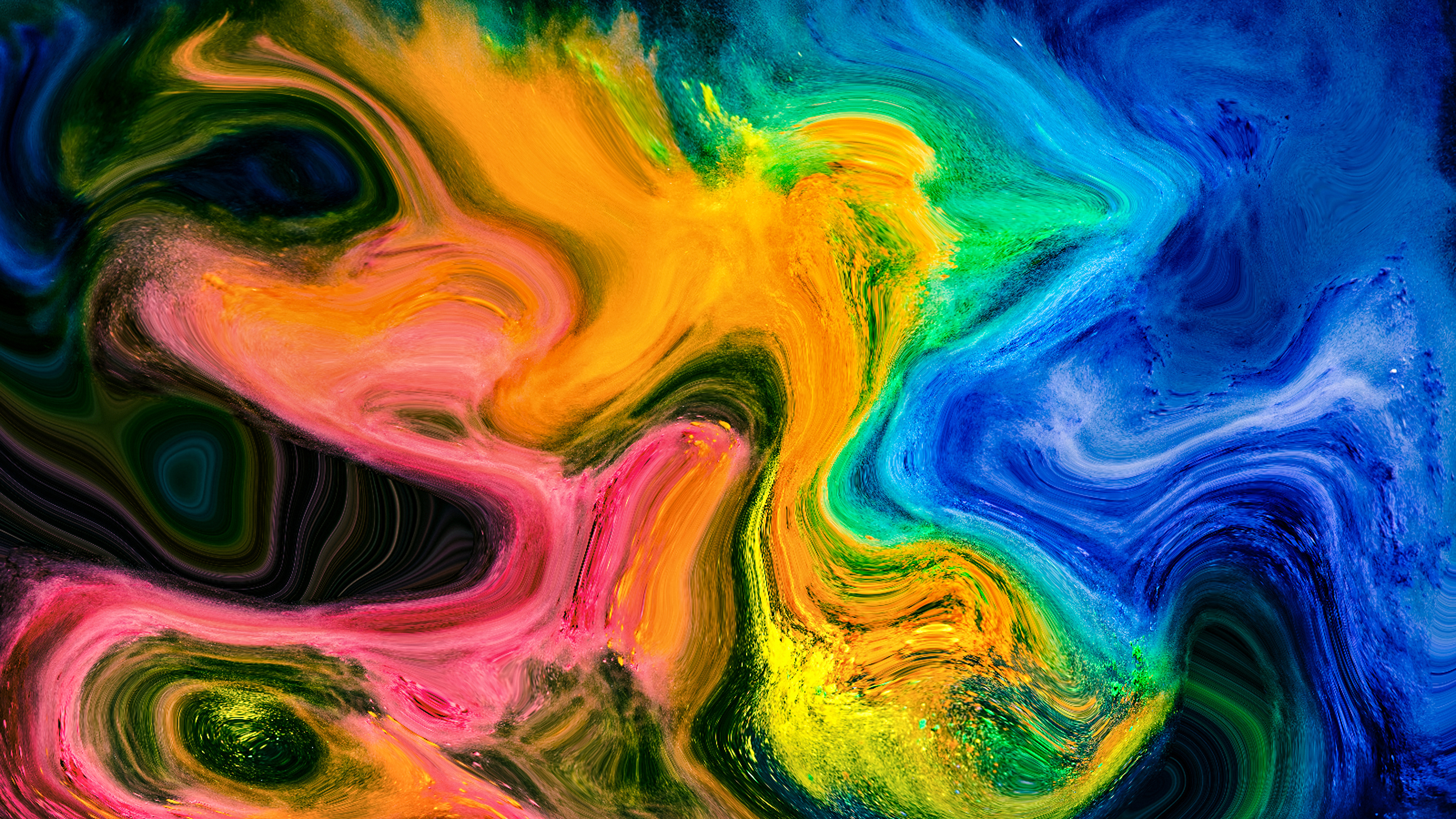 Multi Colors 4K Art Wallpapers