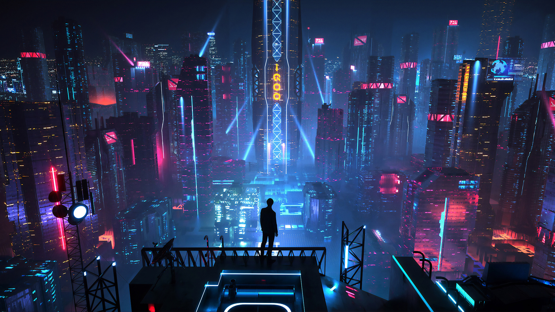 Neon City Cyberpunks Wallpapers