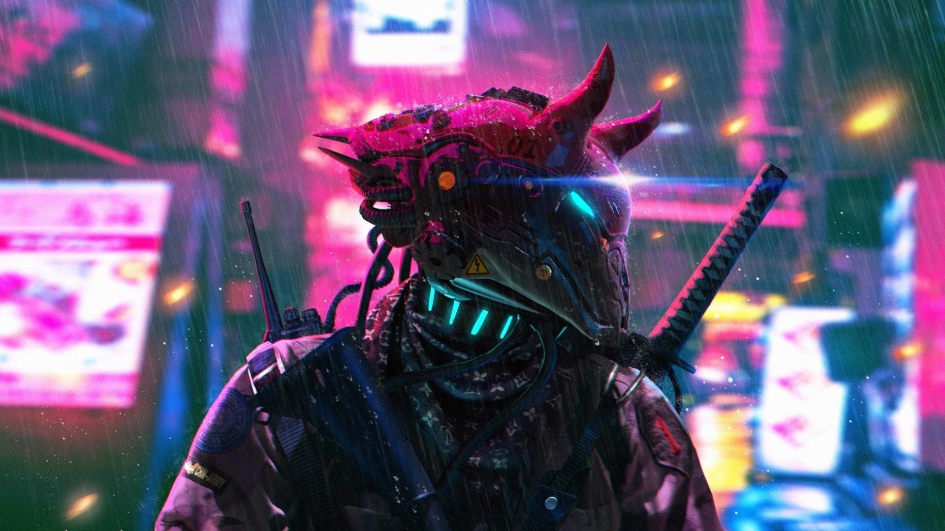 Neon City Cyberpunks Wallpapers