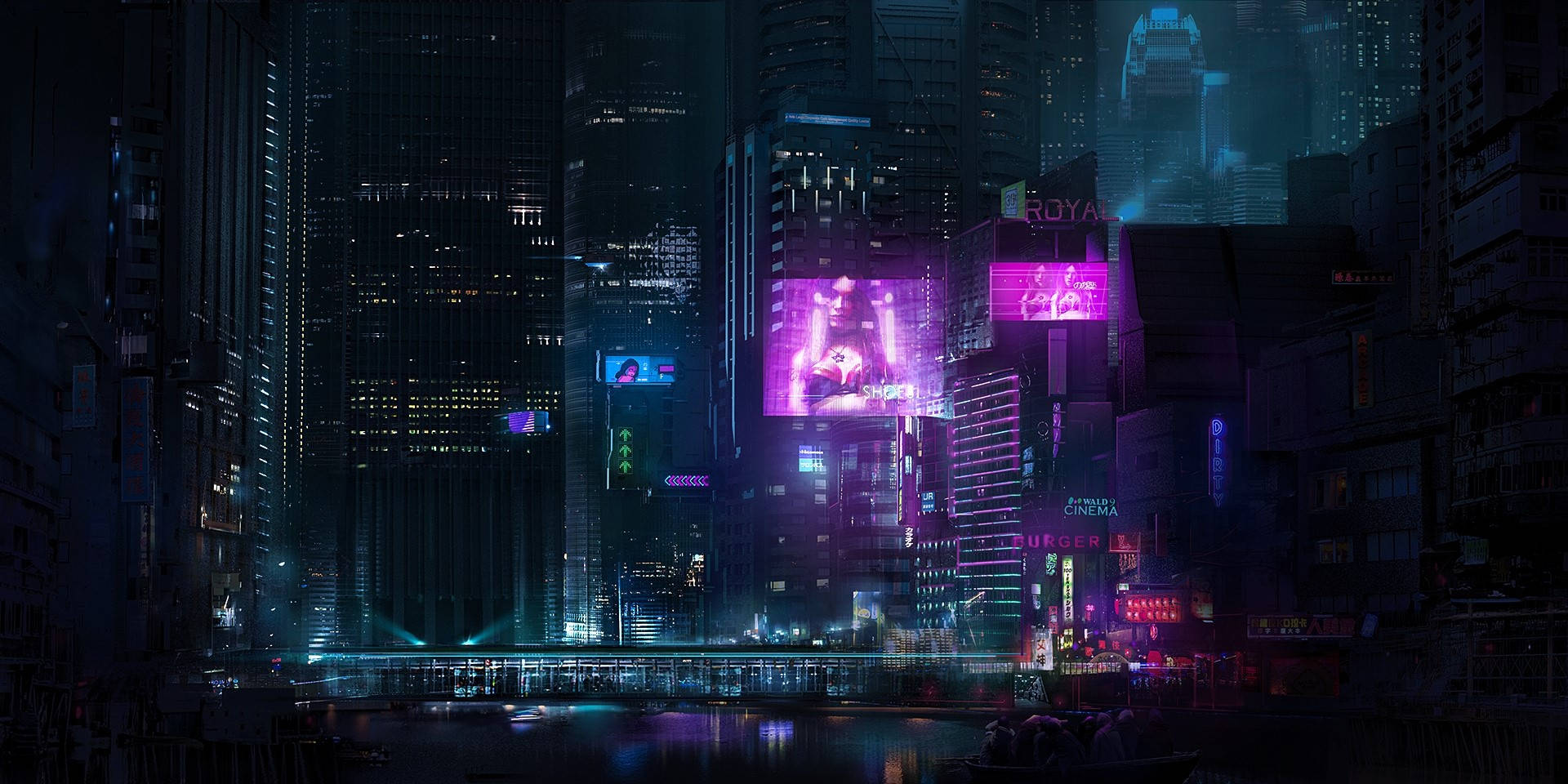 Neon City Cyberpunks Wallpapers