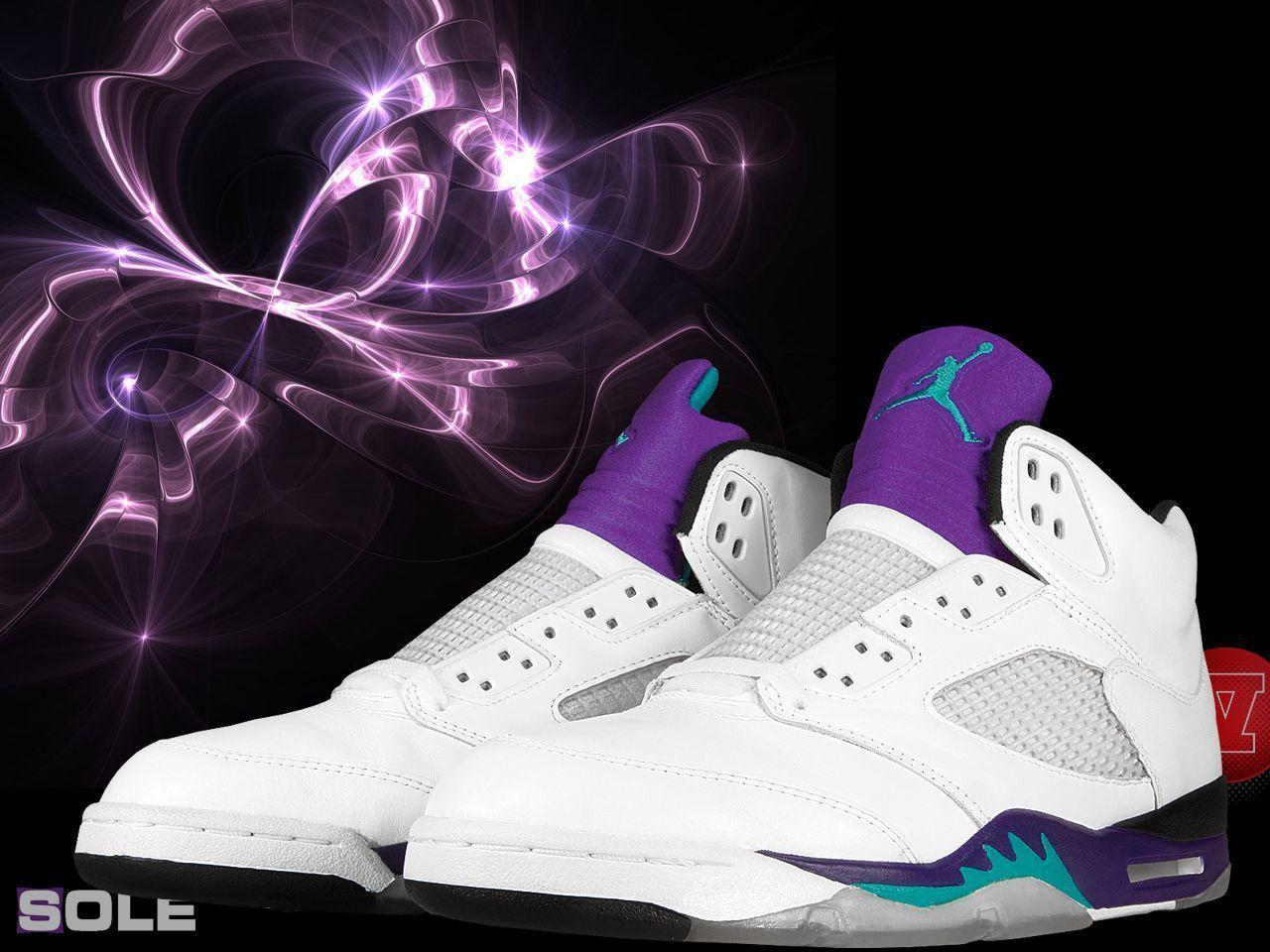 Neon Jordan Retro Shoe Wallpapers