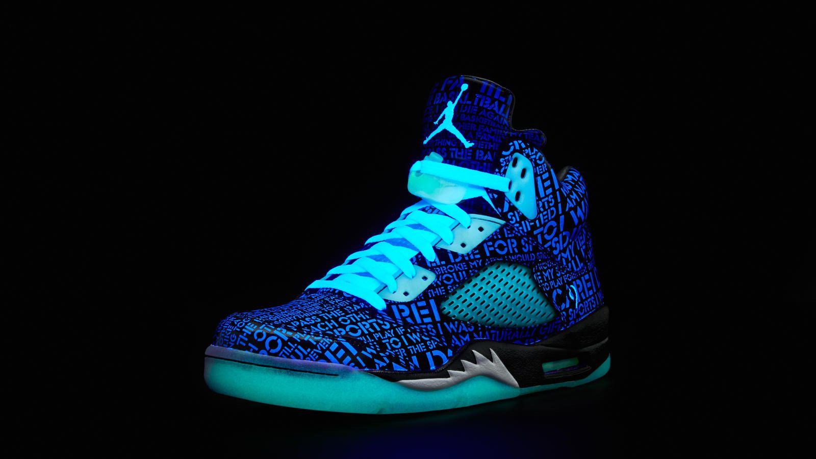 Neon Jordan Retro Shoe Wallpapers