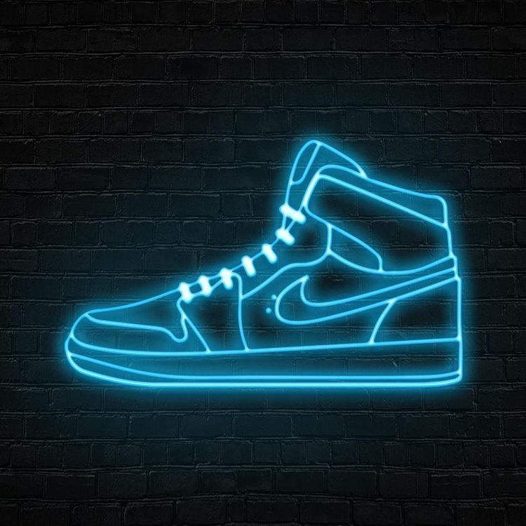 Neon Jordan Retro Shoe Wallpapers