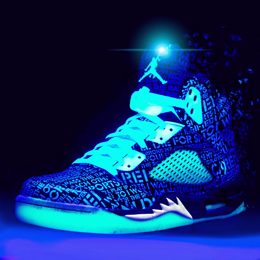 Neon Jordan Retro Shoe Wallpapers