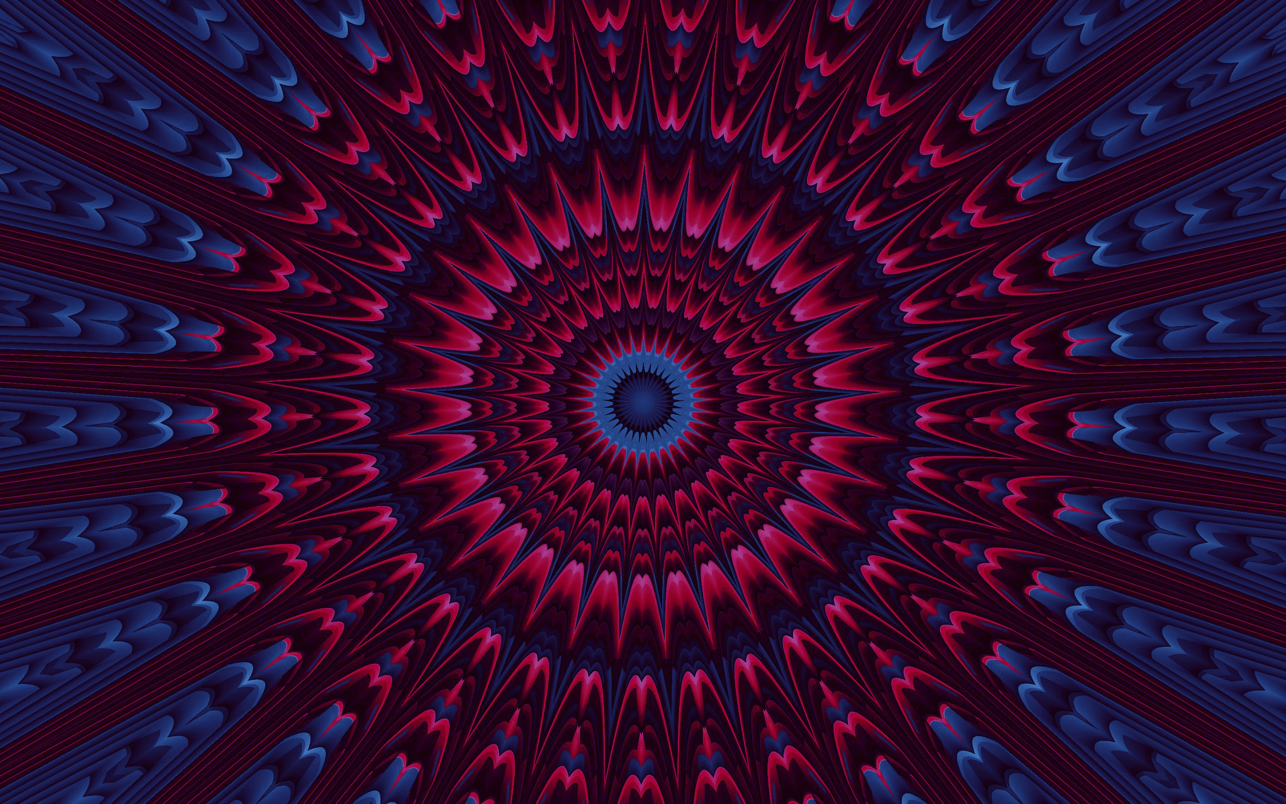 Orange And Blue Kaleidoscope Wallpapers