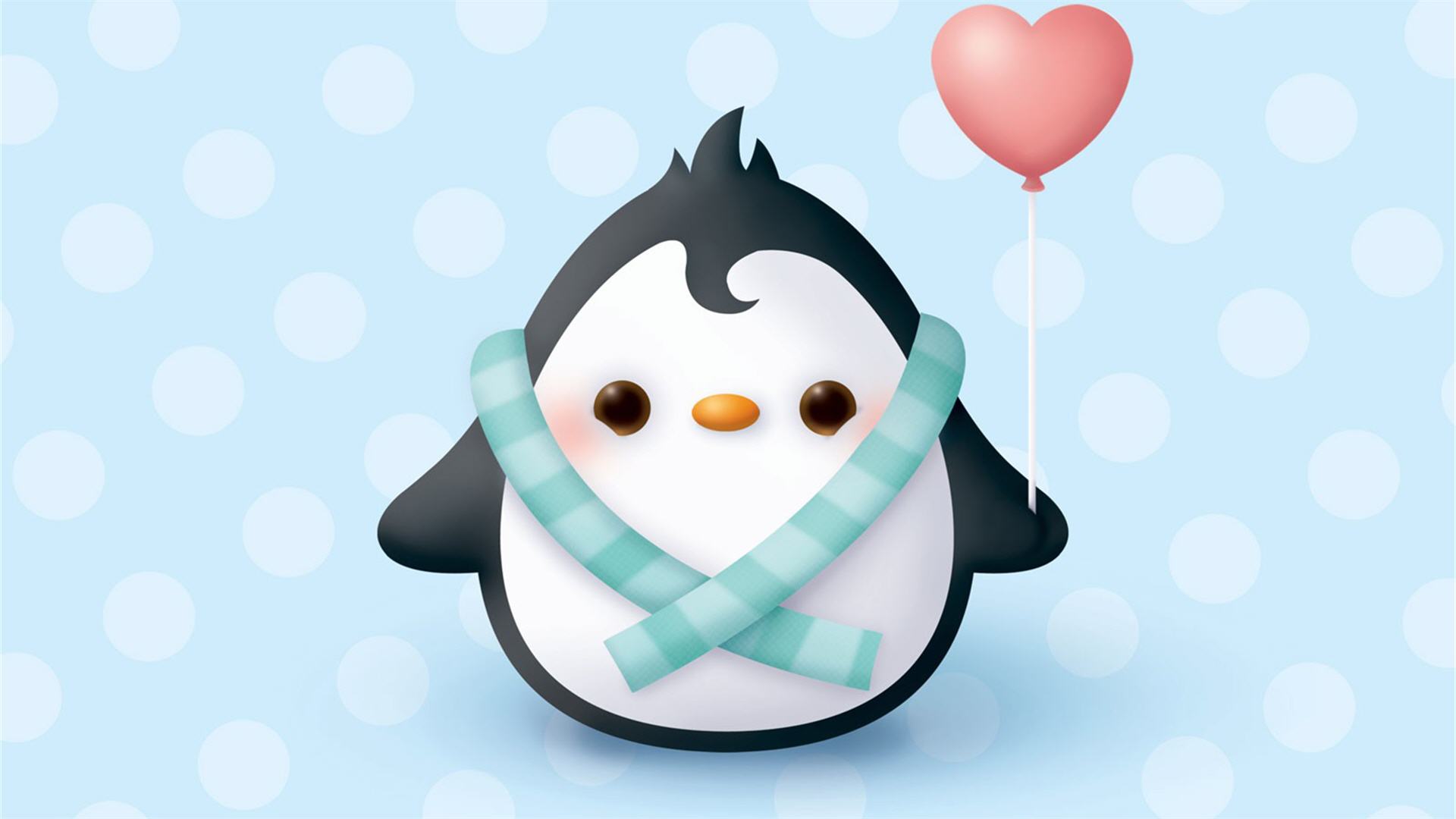 Penguin Girl Love Artwork Wallpapers