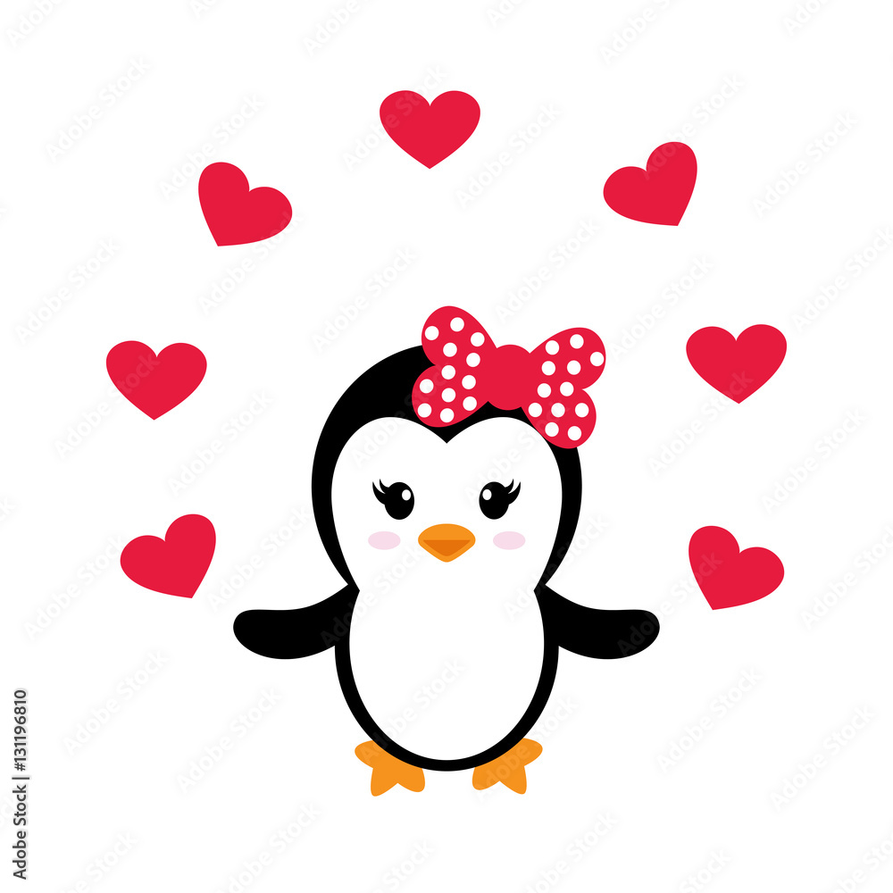 Penguin Girl Love Artwork Wallpapers