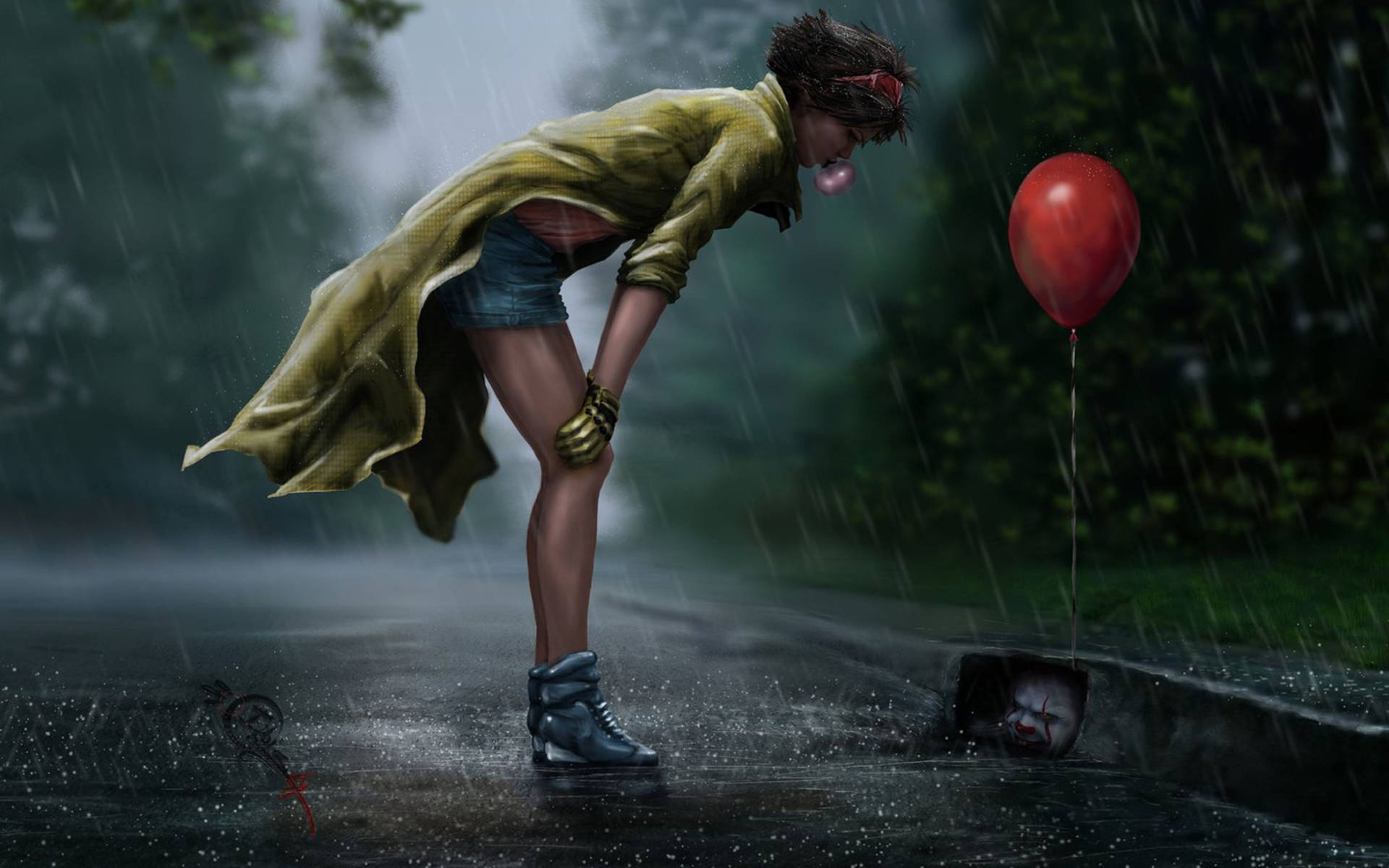 Pennywise Polygon Art Wallpapers