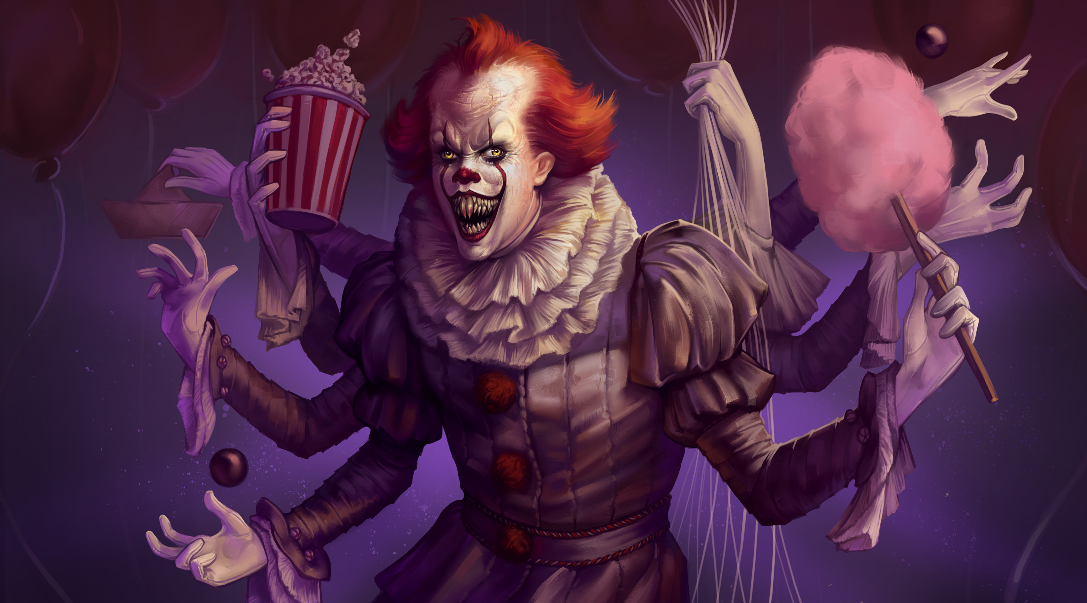 Pennywise Polygon Art Wallpapers