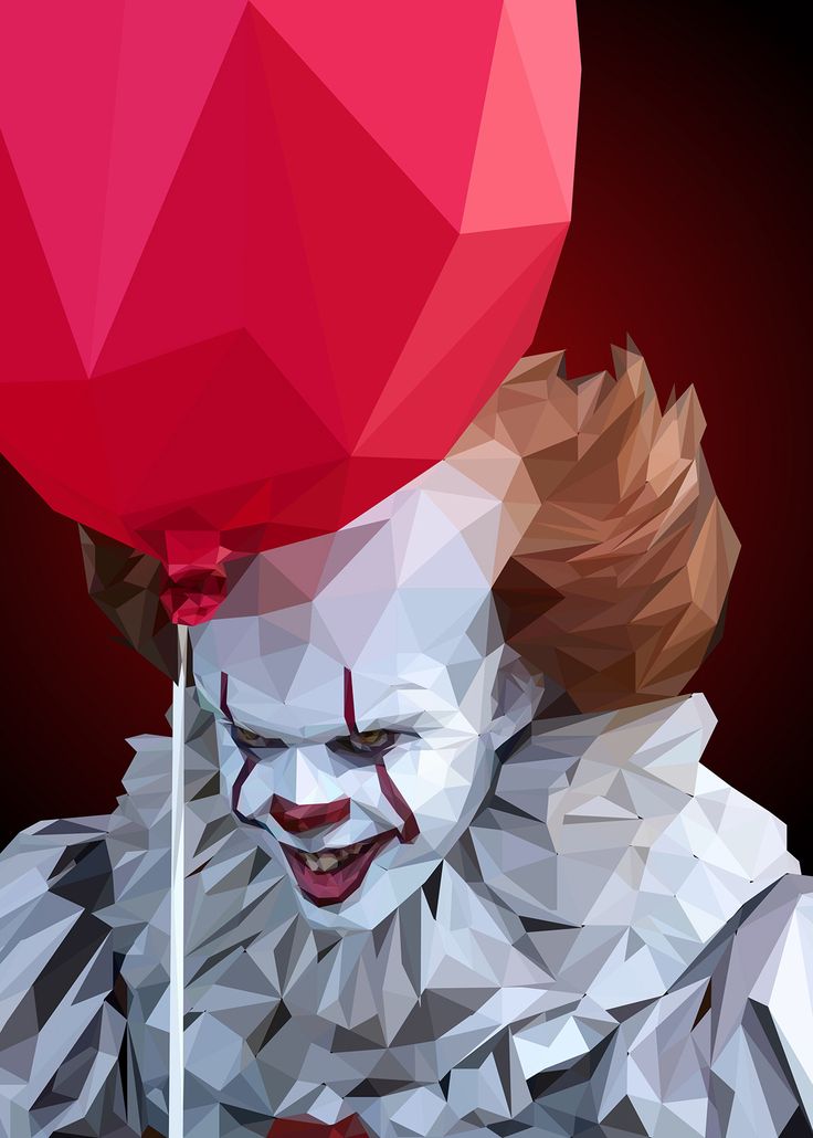 Pennywise Polygon Art Wallpapers