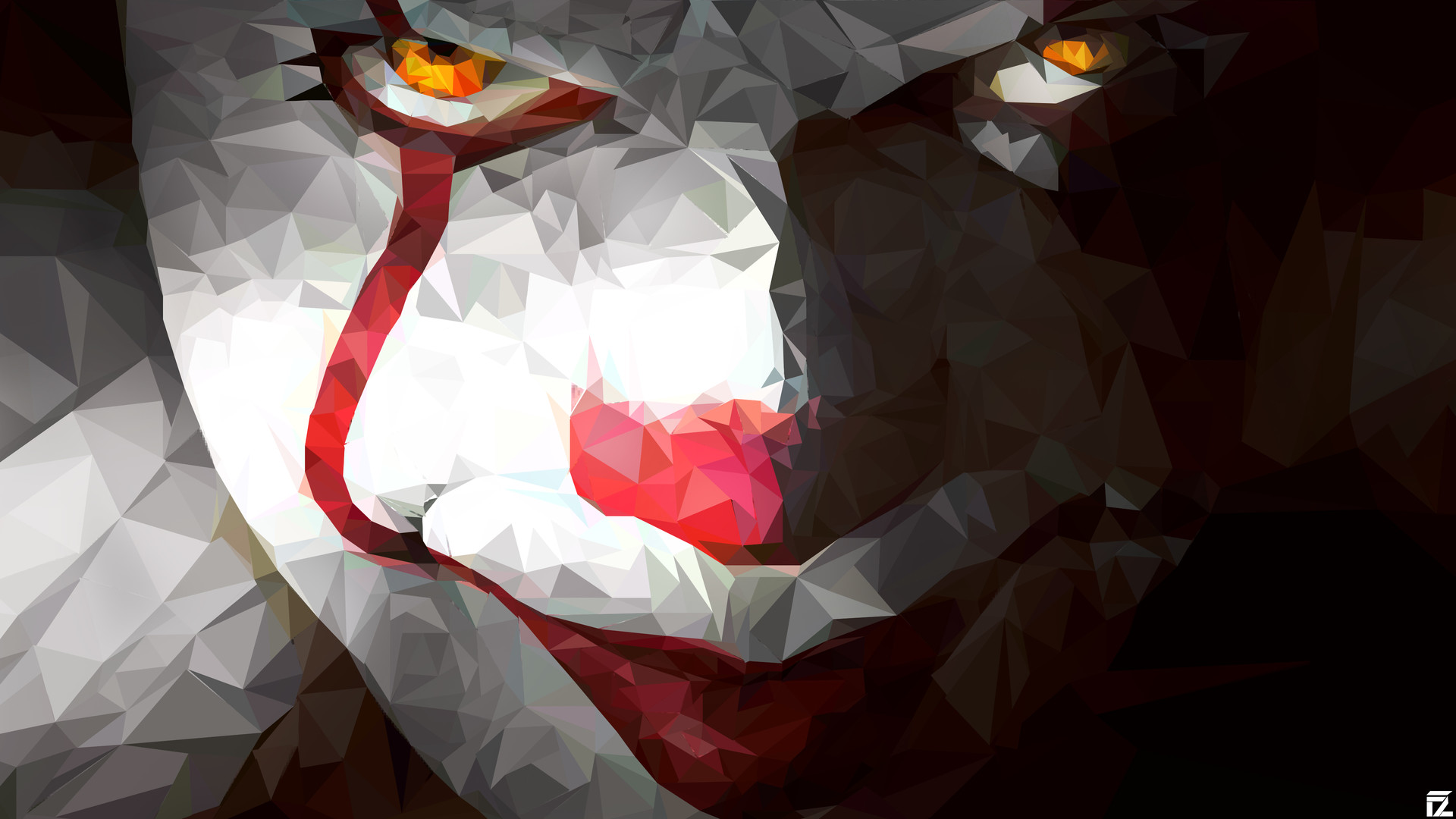 Pennywise Polygon Art Wallpapers