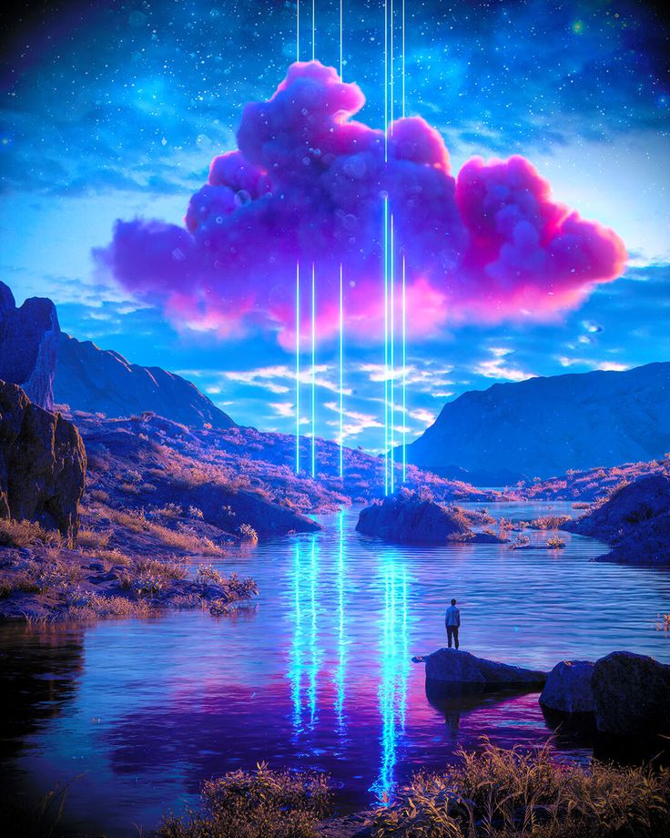 Pink Cloud Amazing Artistic Landscape Wallpapers