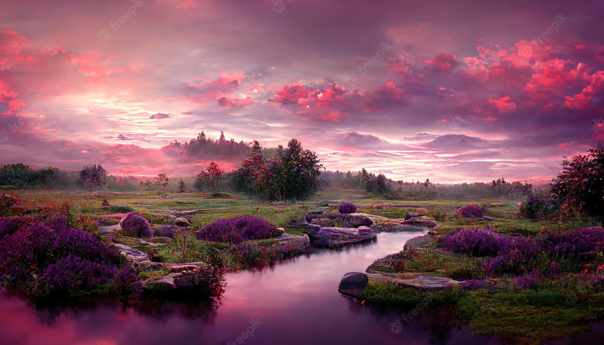 Pink Cloud Amazing Artistic Landscape Wallpapers