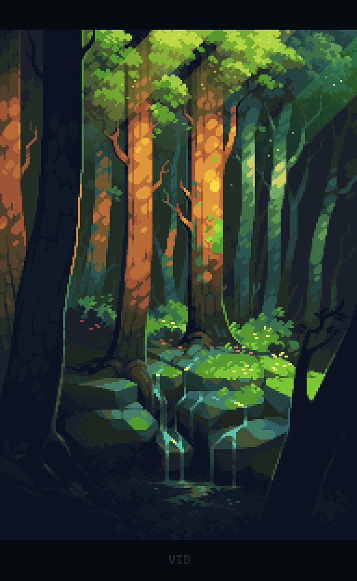 Pixel Forest Wallpapers