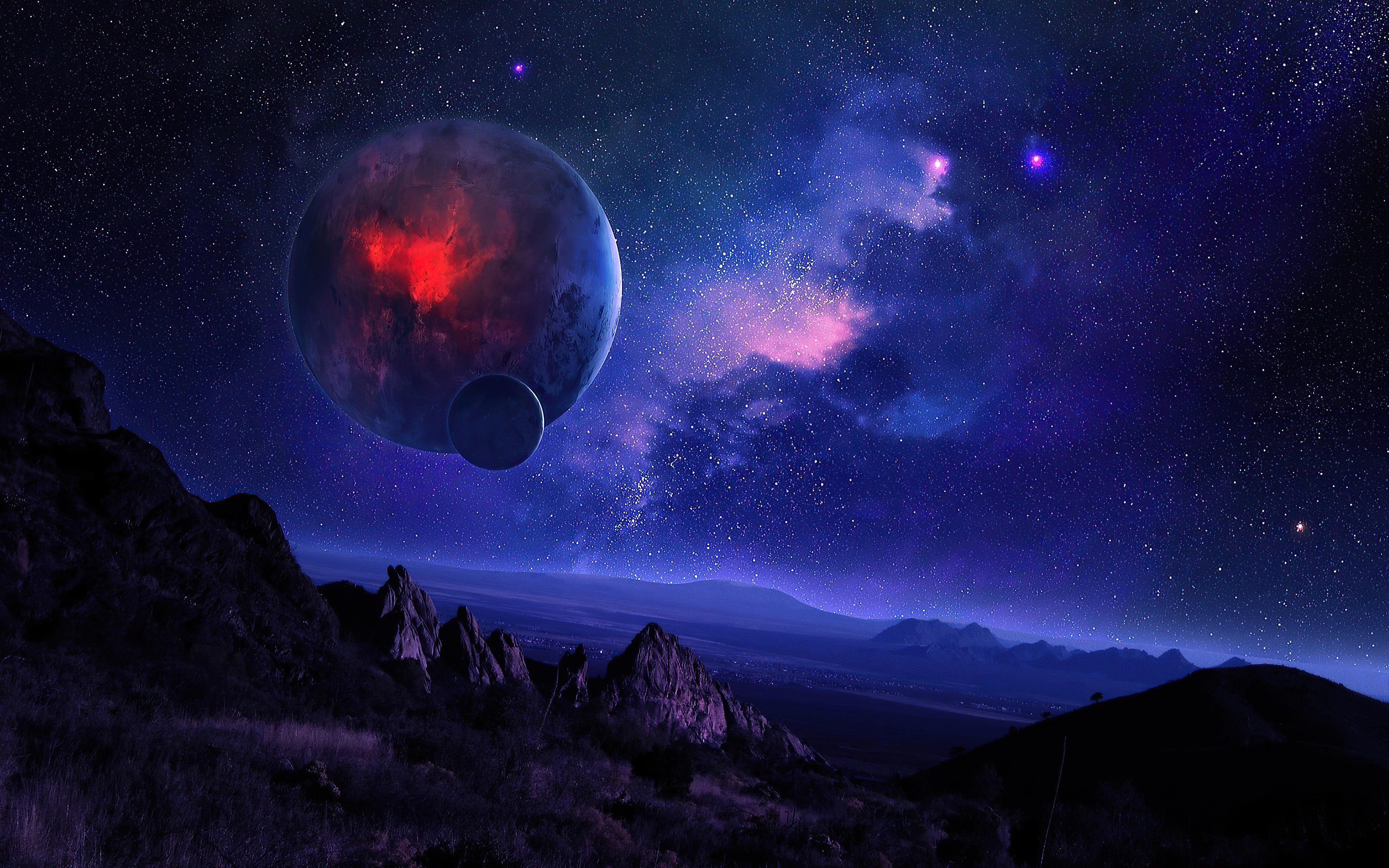 Planet Gaia 4K Art Wallpapers