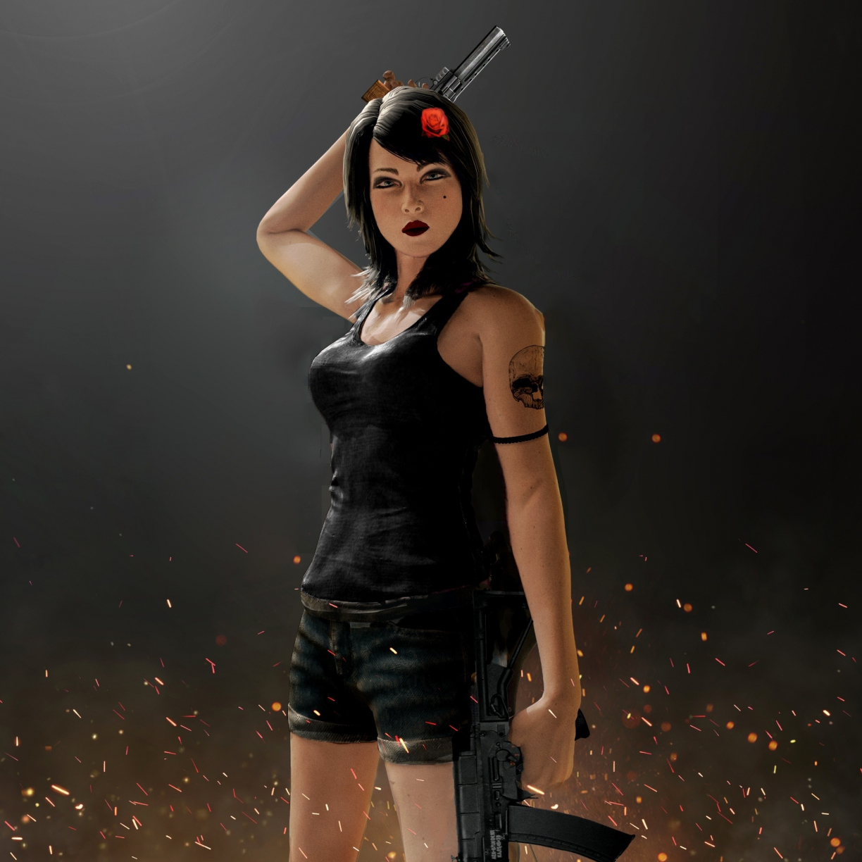 Pubg Girl Art Wallpapers