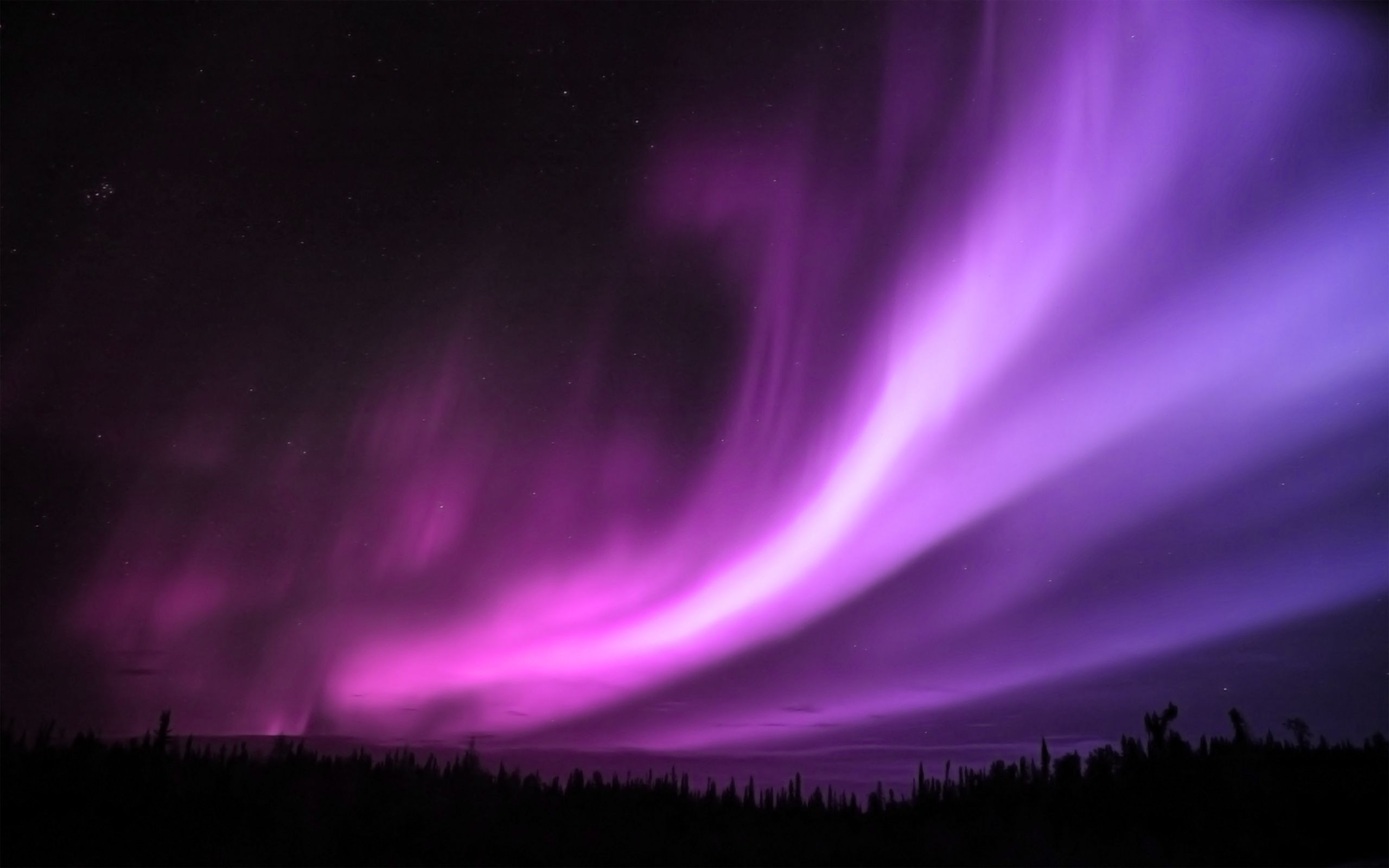 Purple Aurora Borealis Hd Wallpapers