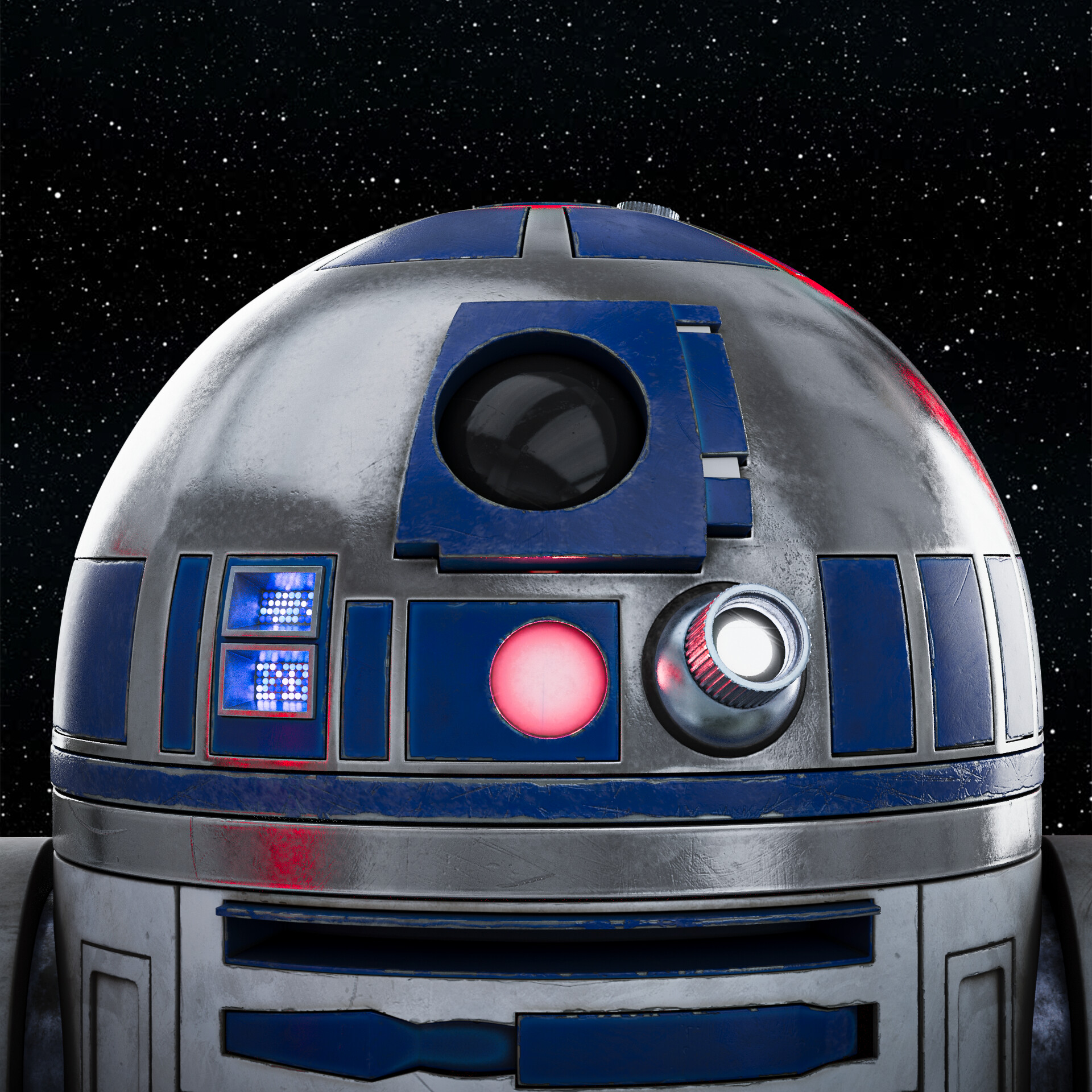 R2-D2 Dome House Art Wallpapers