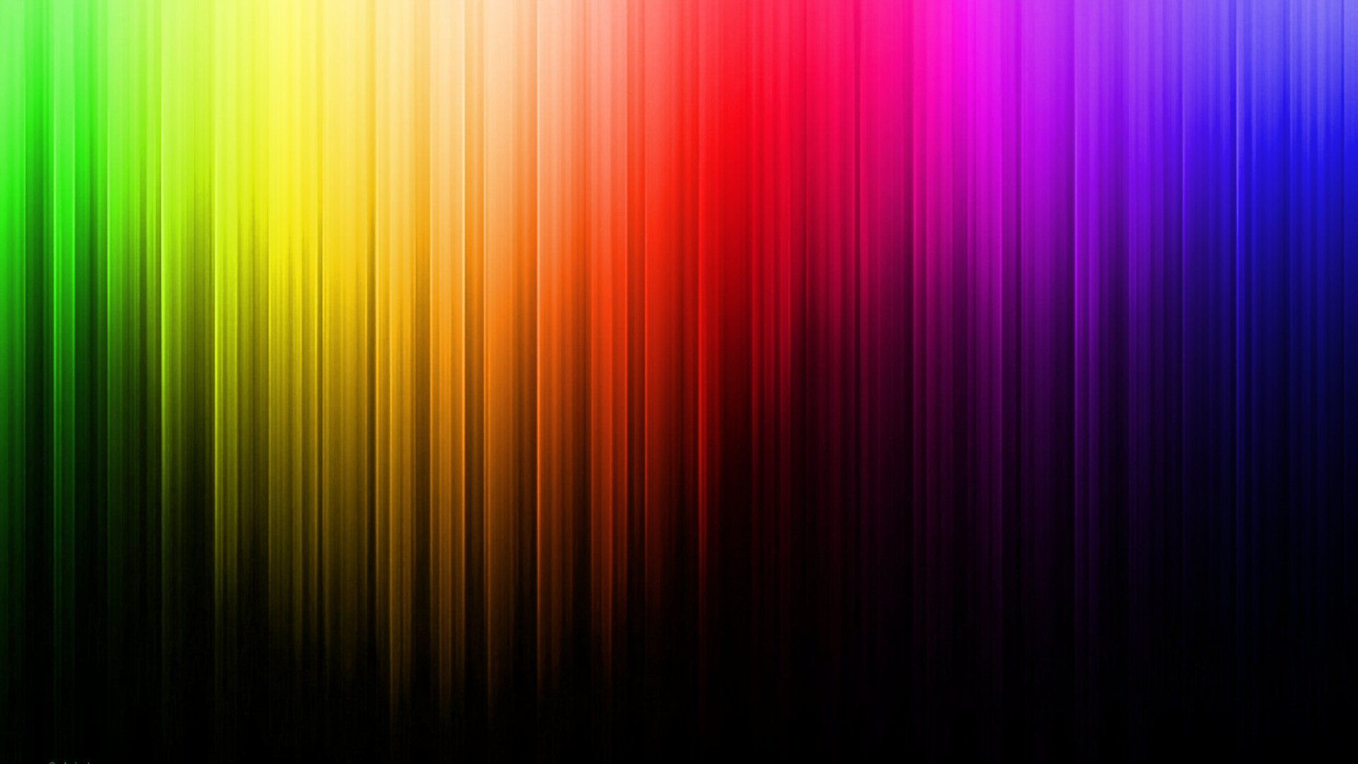 Rainbow 4K Lines Wallpapers