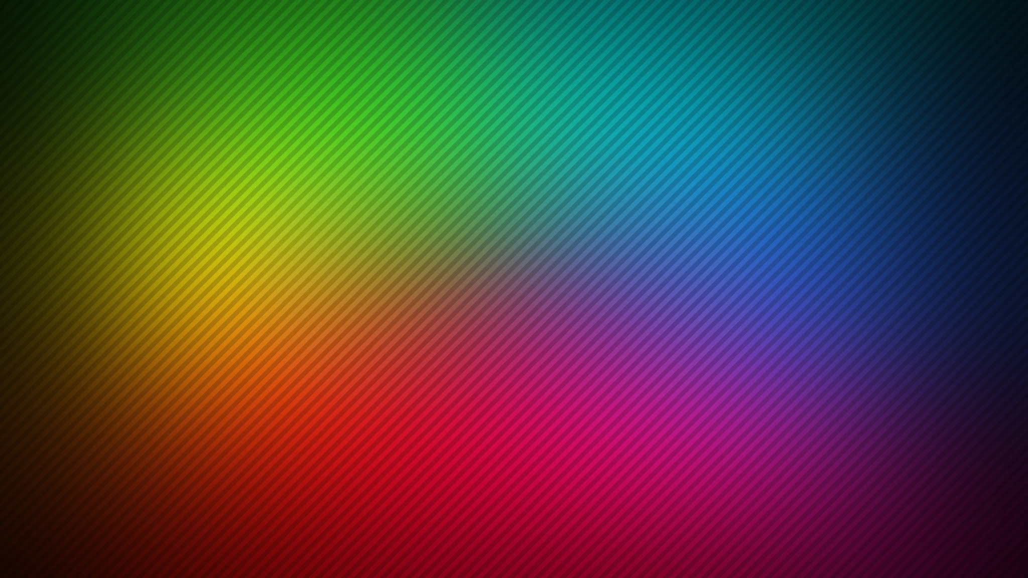 Rainbow 4K Lines Wallpapers