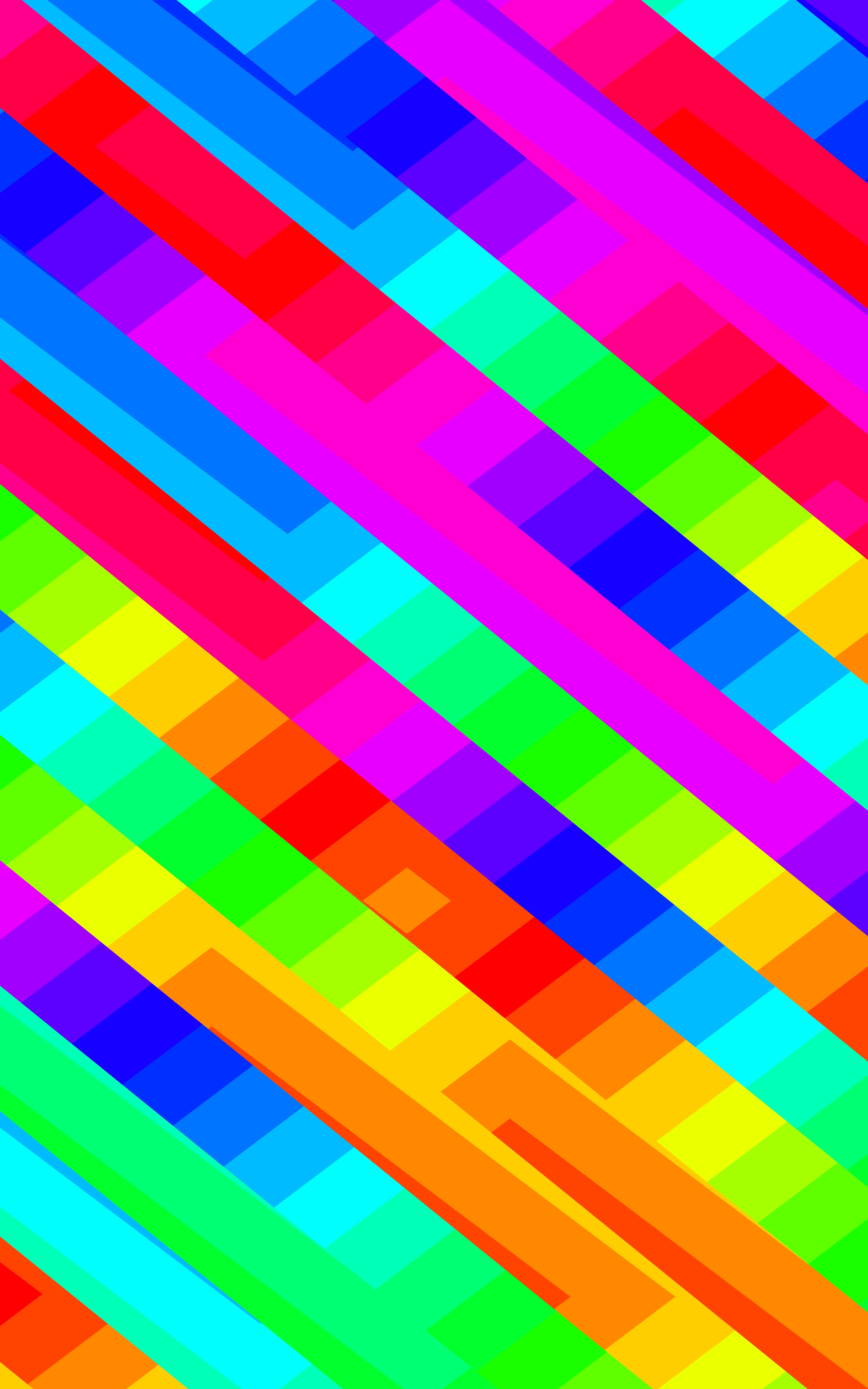 Rainbow 4K Lines Wallpapers