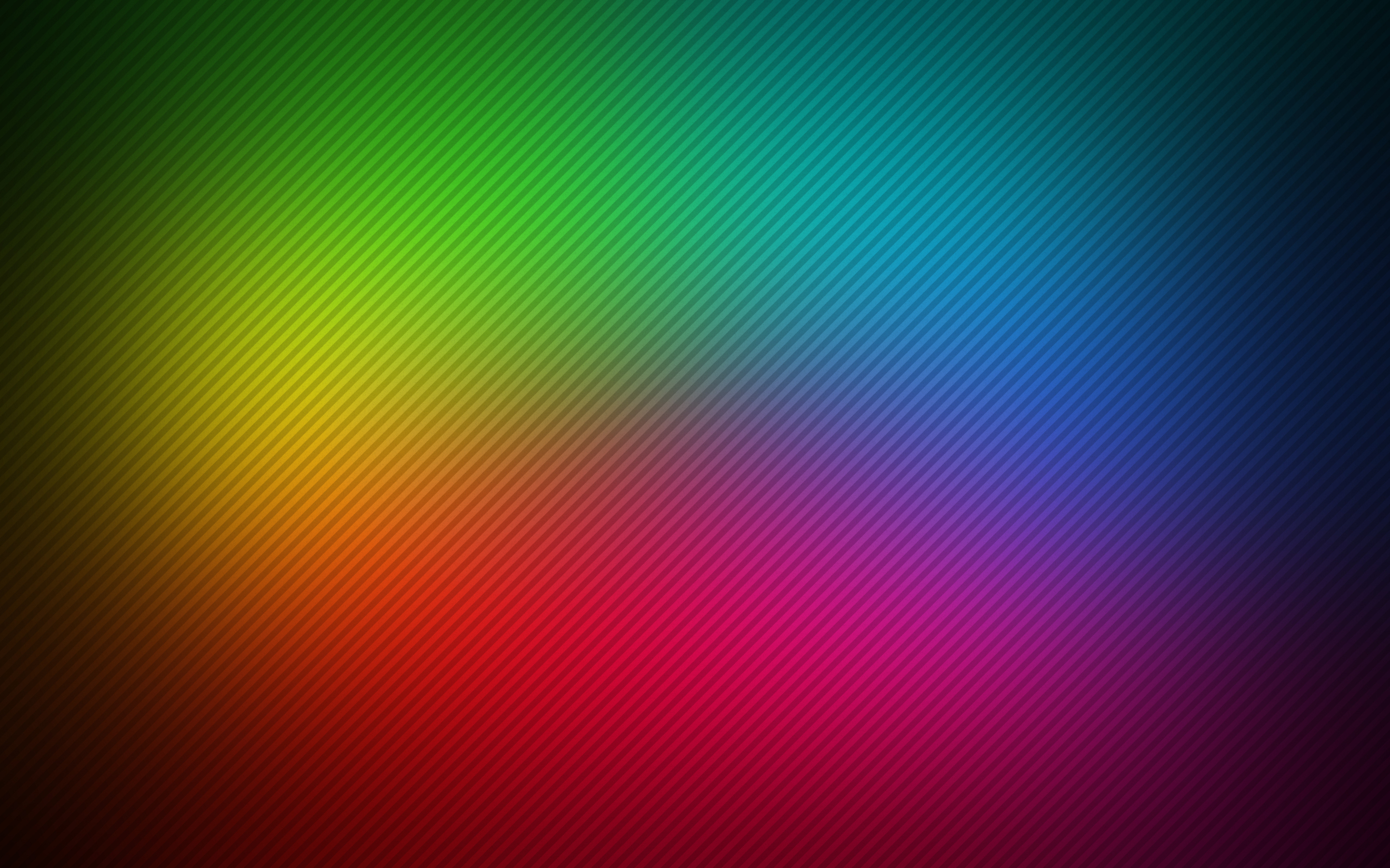 Rainbow 4K Lines Wallpapers