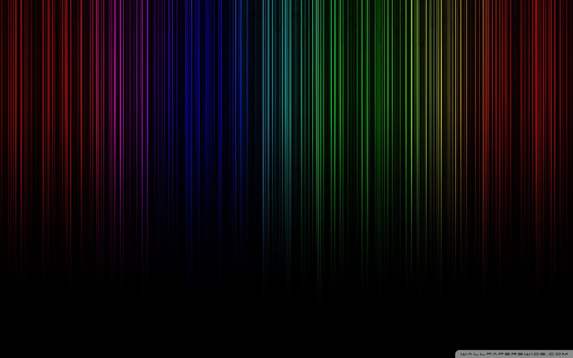 Rainbow 4K Lines Wallpapers