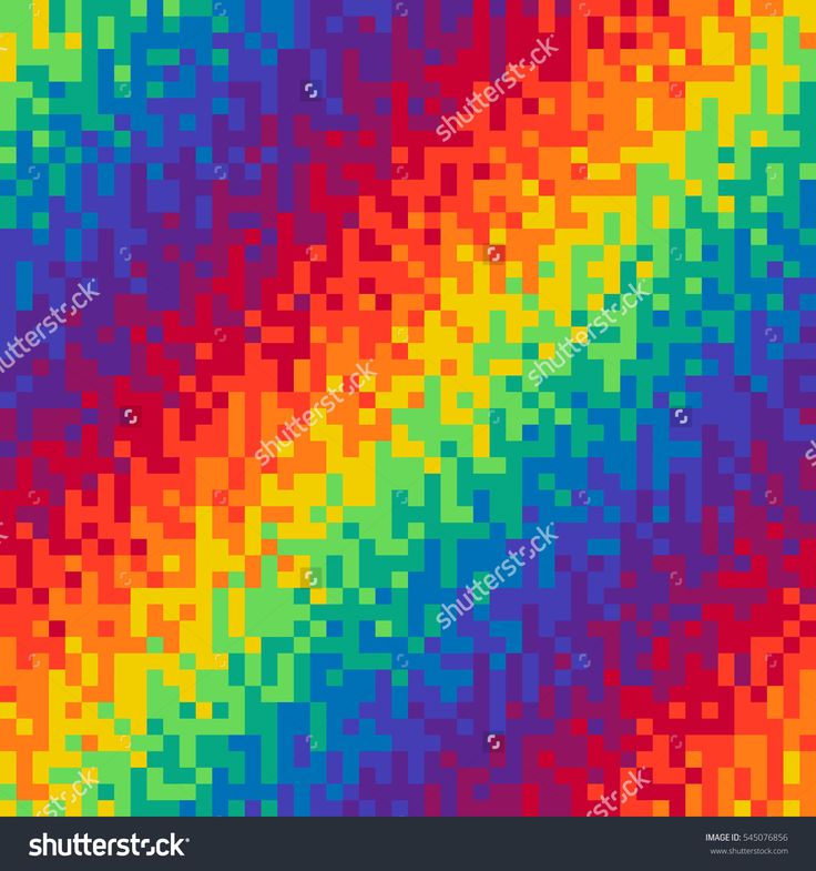 Rainbows Pixel Pattern Wallpapers