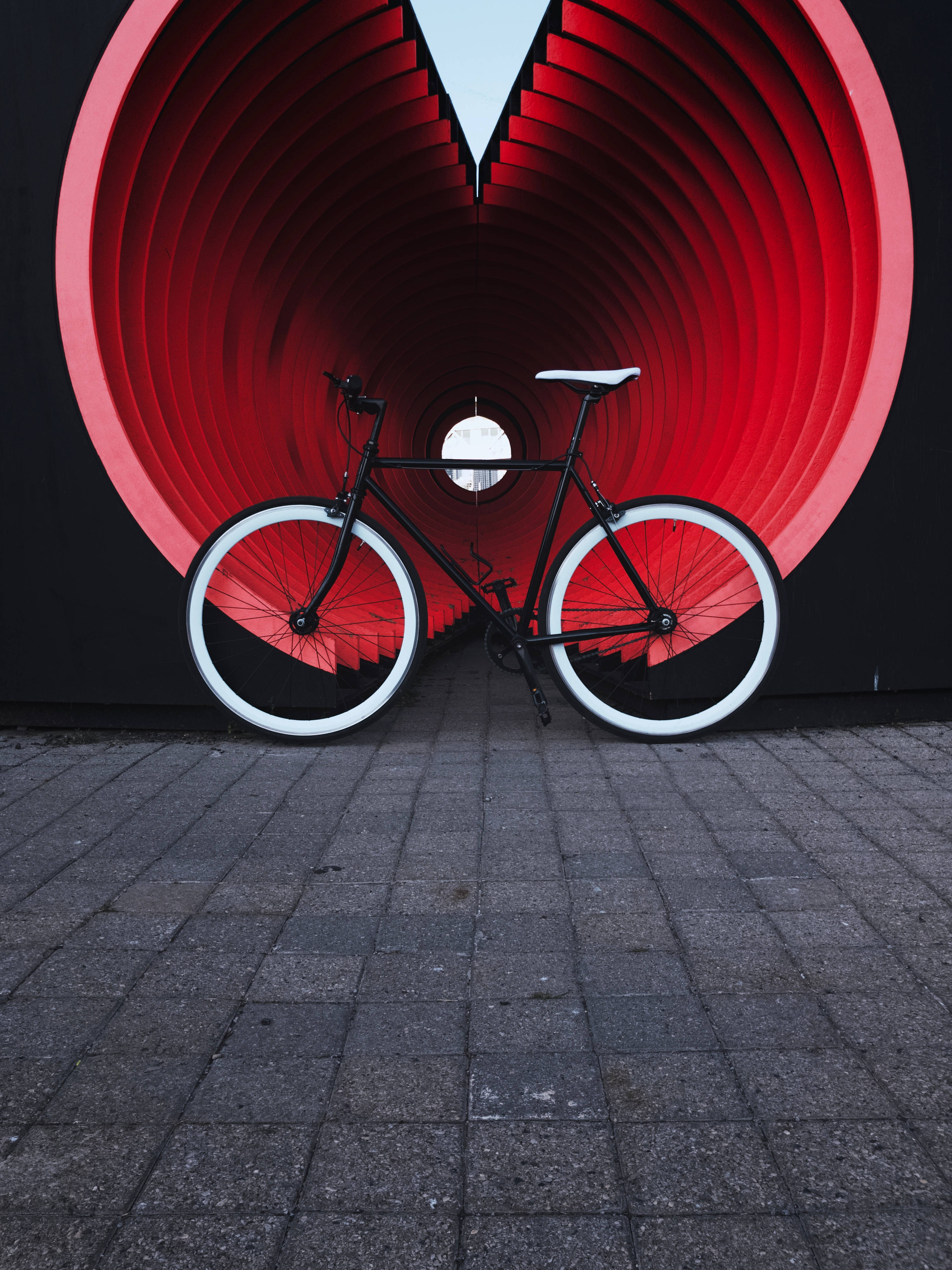 Red Aesthetic Tunnel Wallpapers