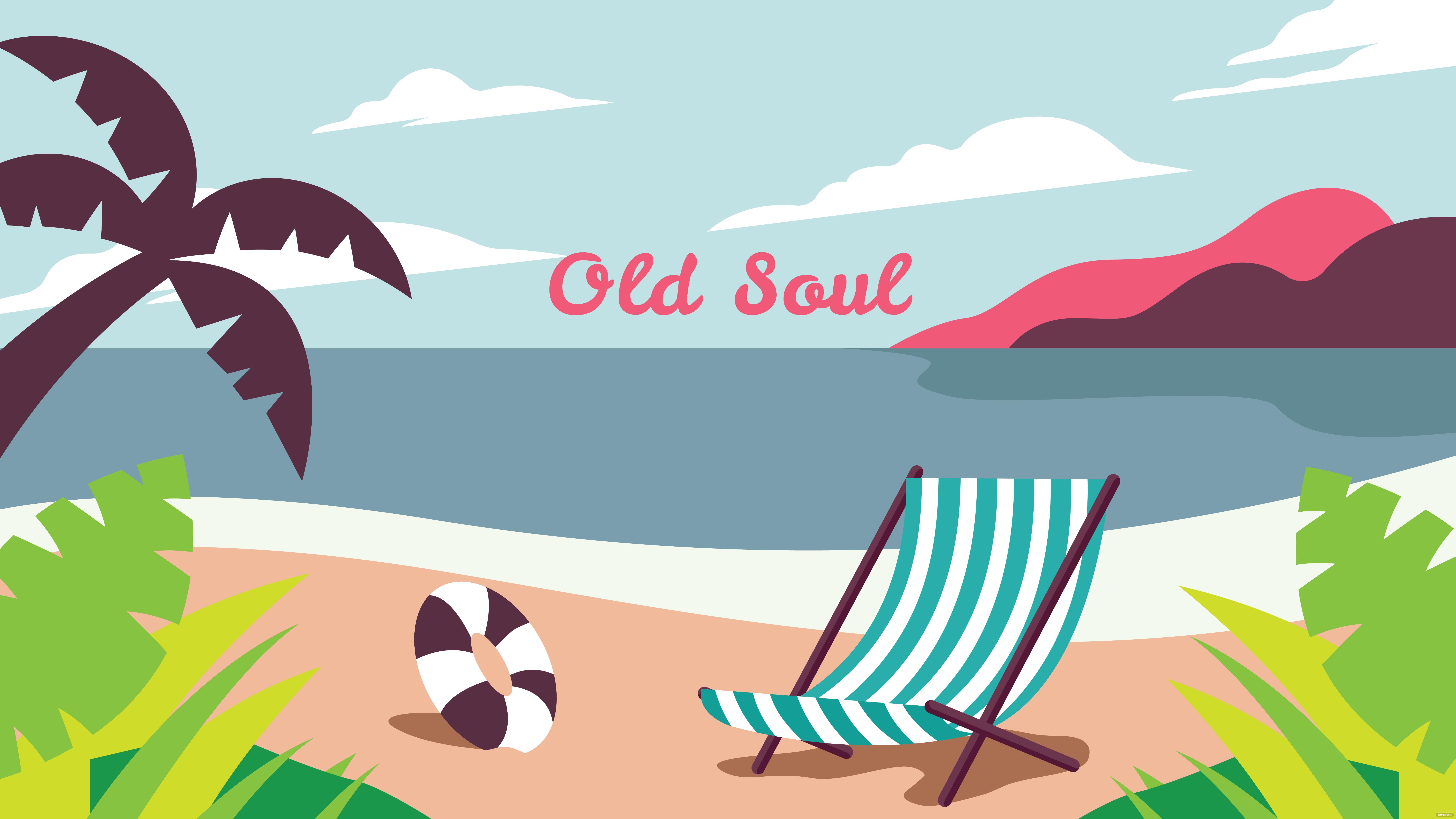 Retro Beach Art Wallpapers