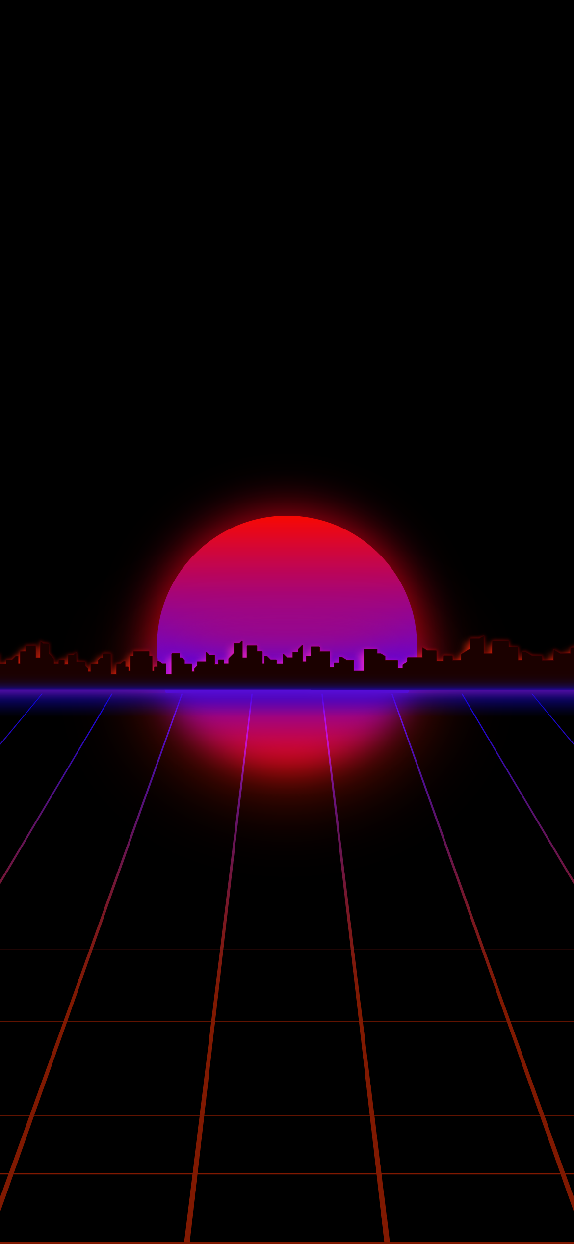 Retro Neon Cityscape Wallpapers